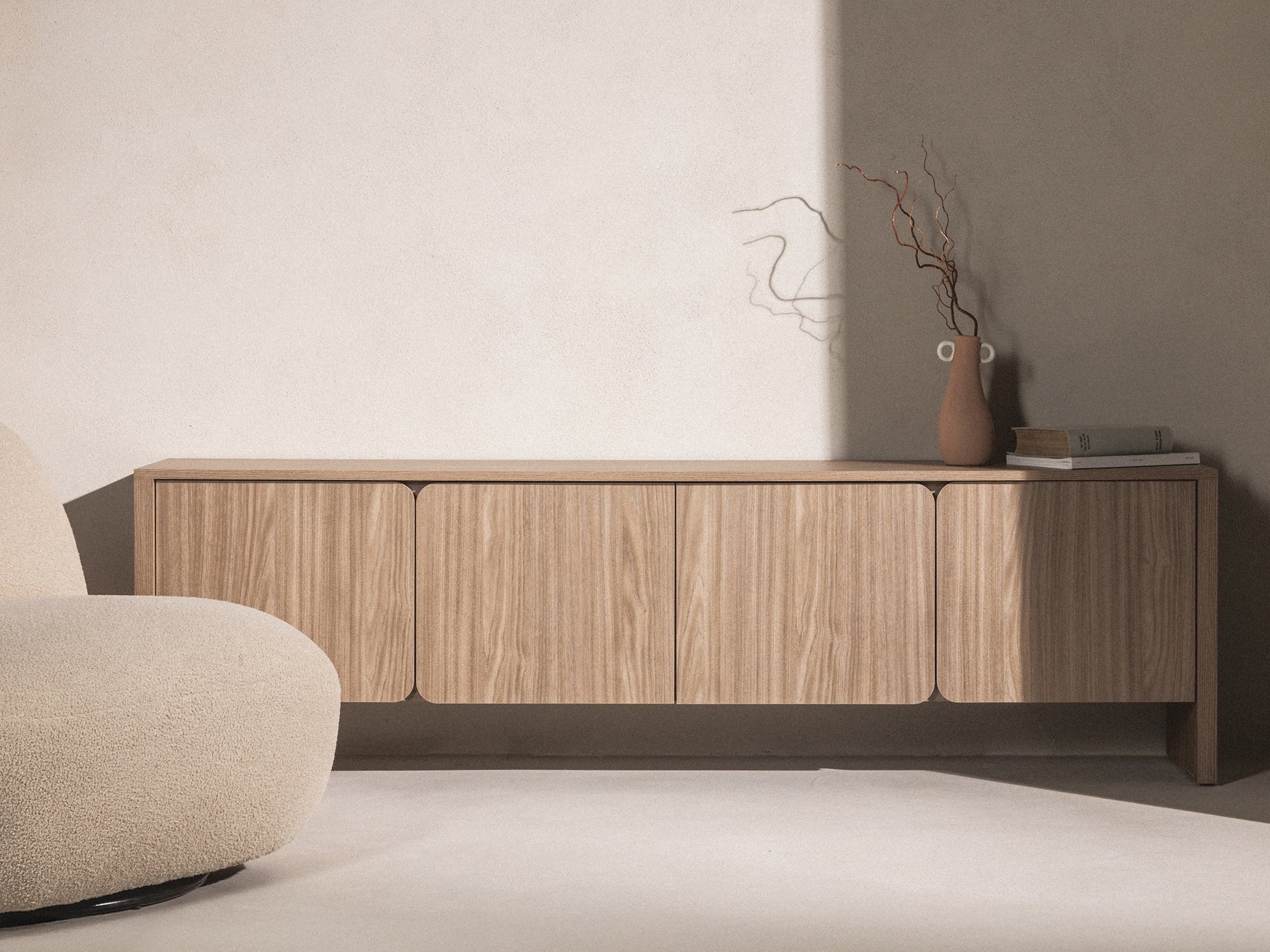 TV-állvány Burleson 609 (Tölgy)