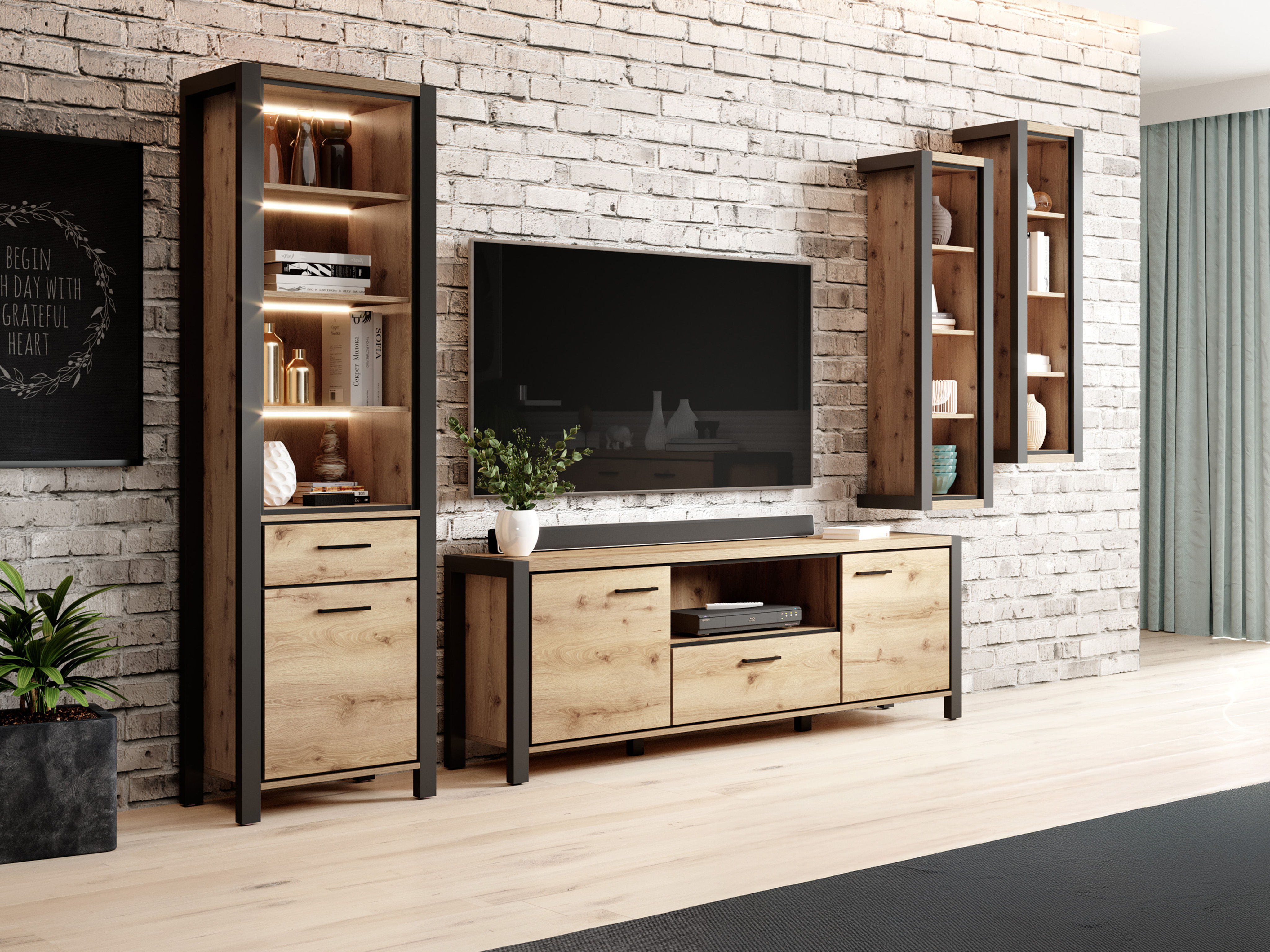 Fali polc Temire 110