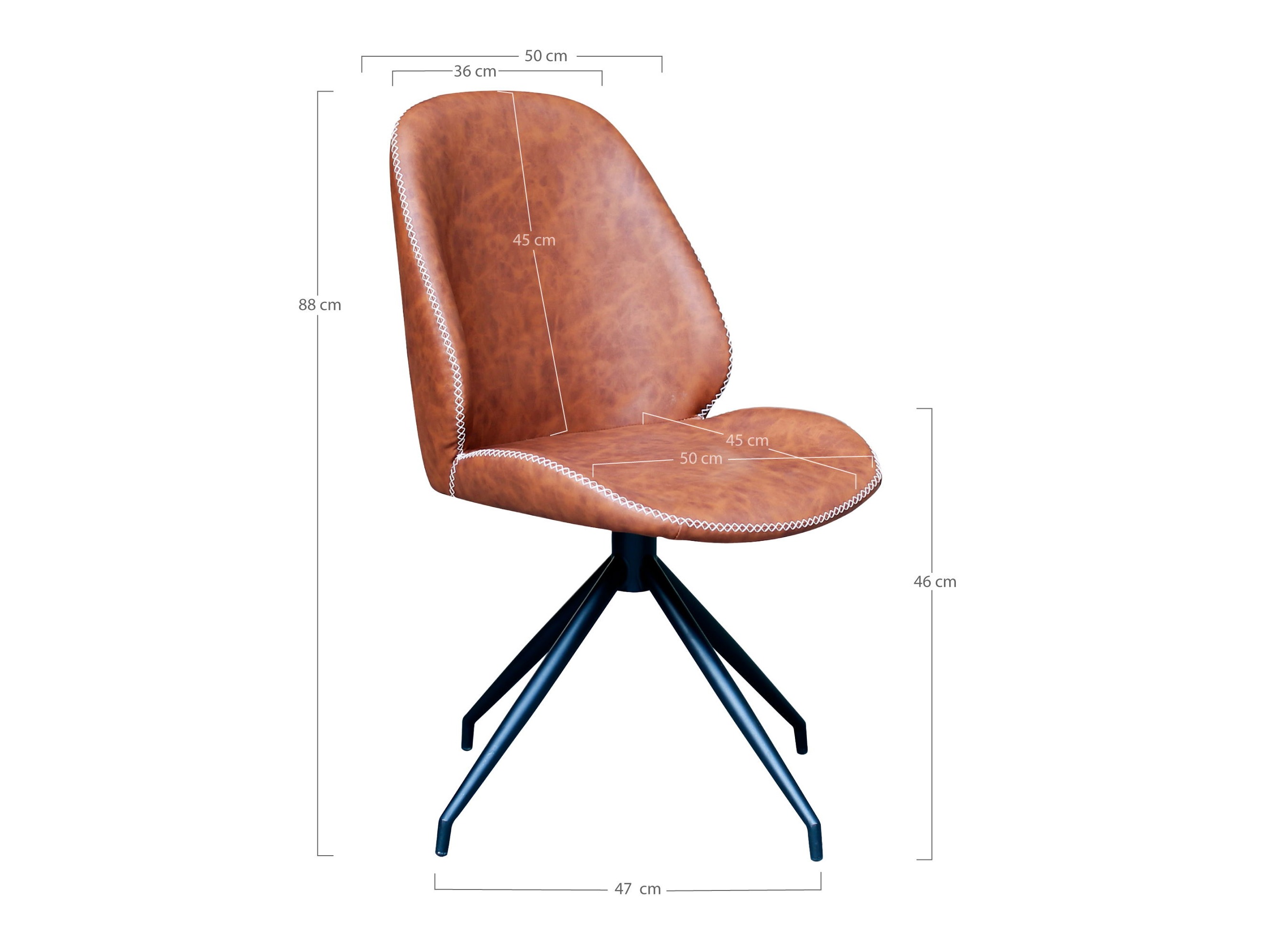 Szék Brea 194 (Barna)