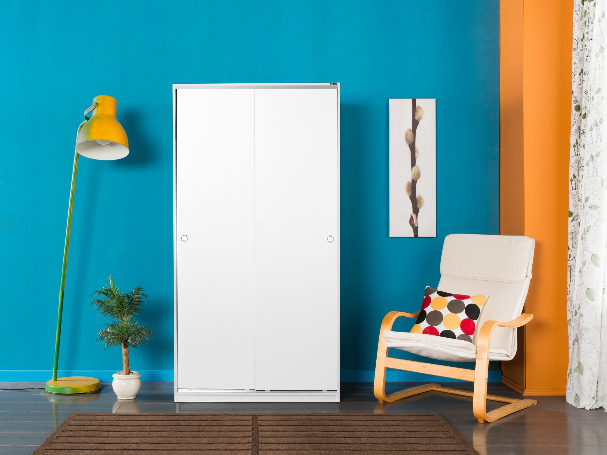 Gardróbszekrény Kailua 2708 (Fehér)