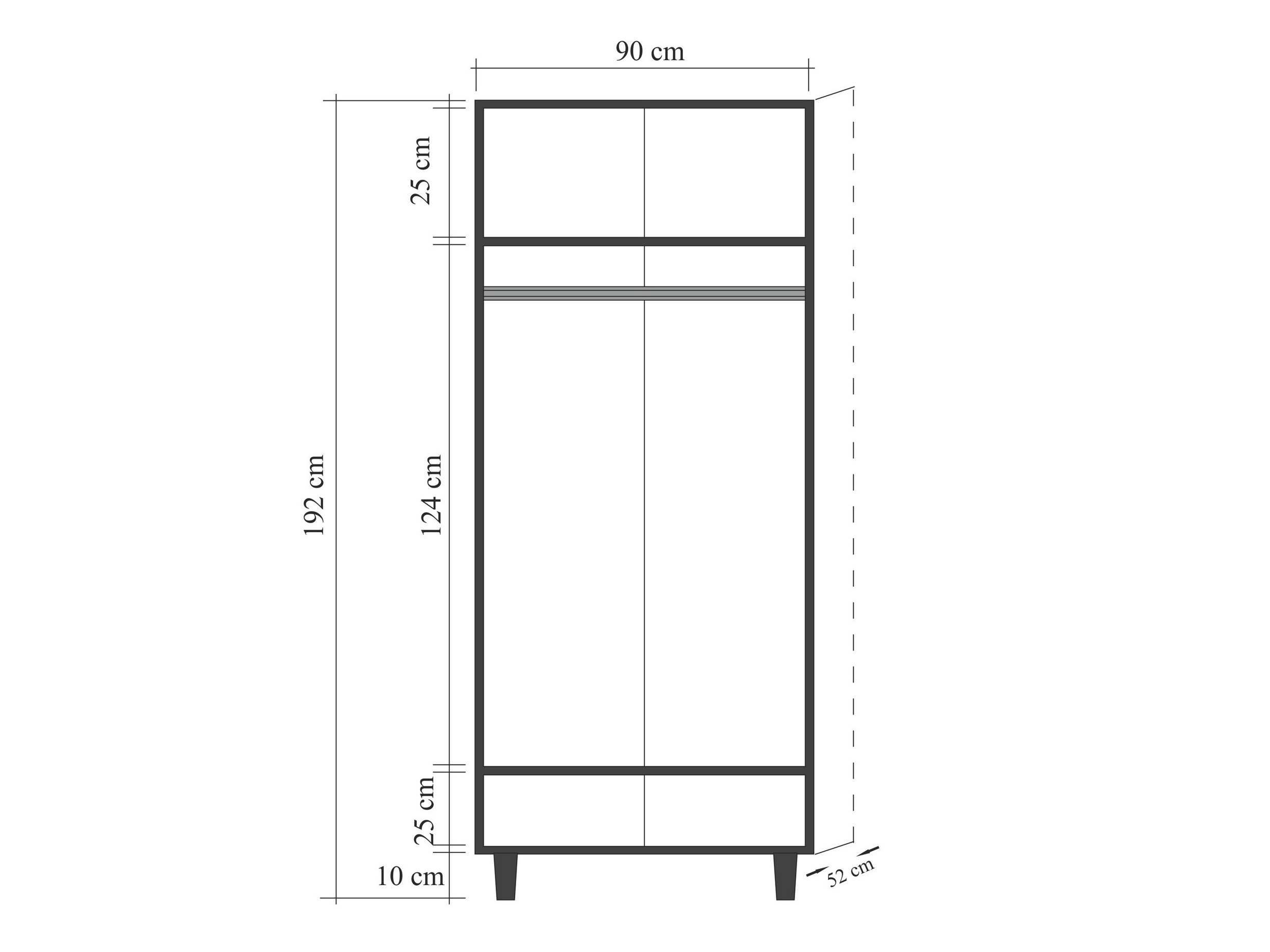 Gardróbszekrény Kailua 2713