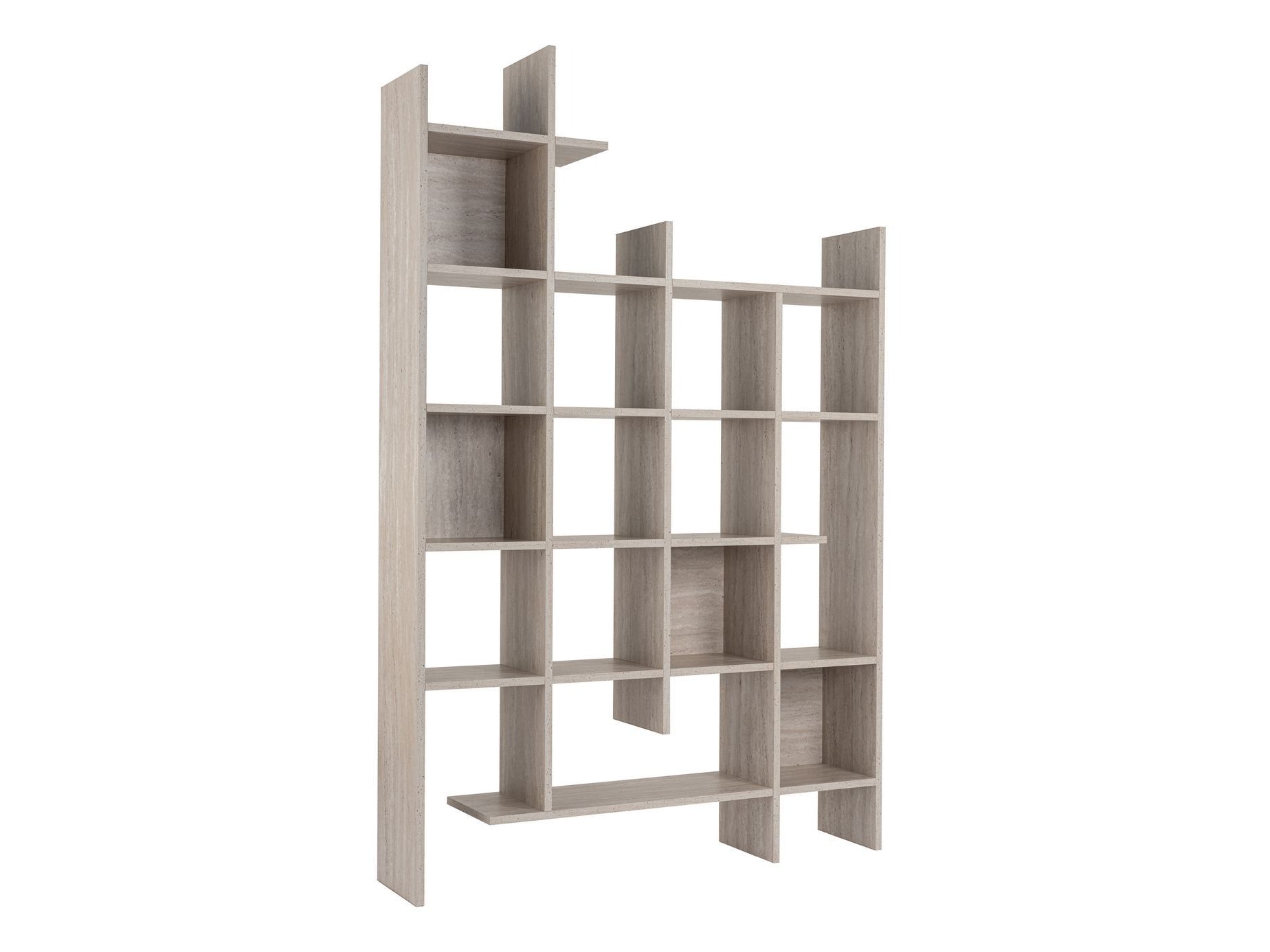 Könyvespolc Kailua 2710 (Világos Travertine)