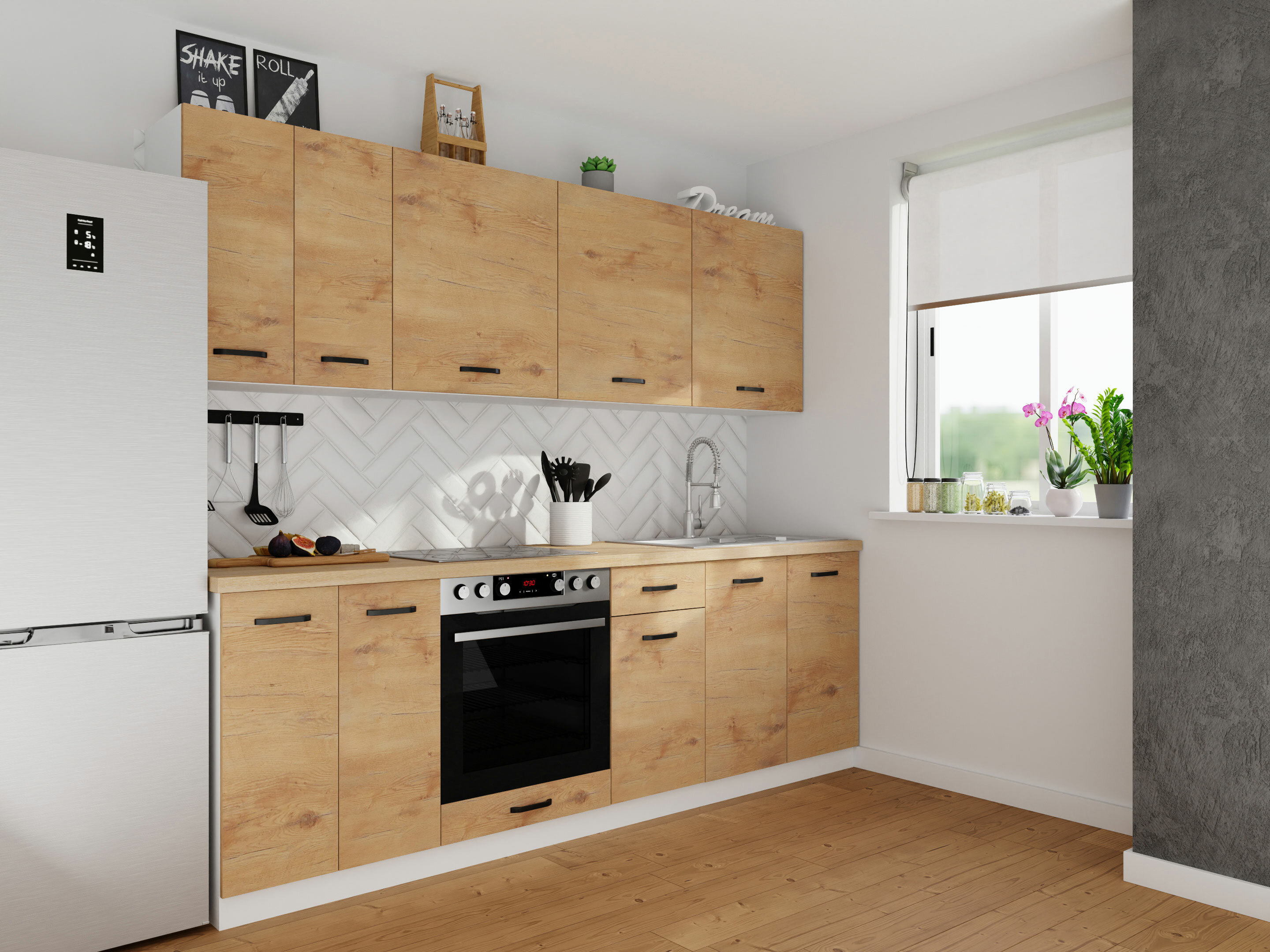 Moduláris szekrény fiókkal és ajtókkal Amper Lancelot 103