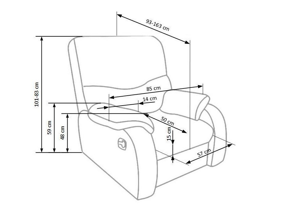 Relax fotelágy SH10990 sérült csomagolással
