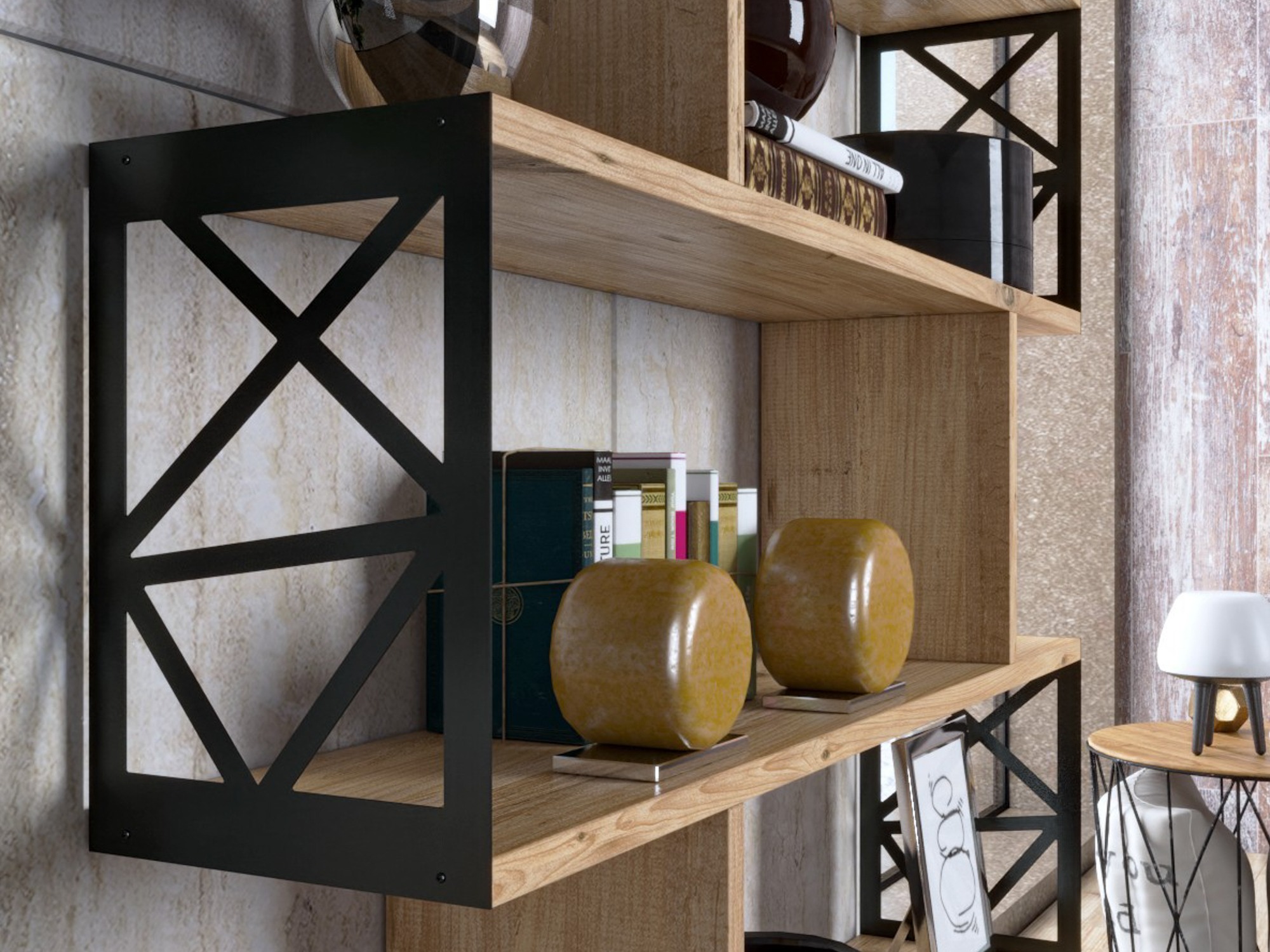 Könyvespolc Kailua 2731