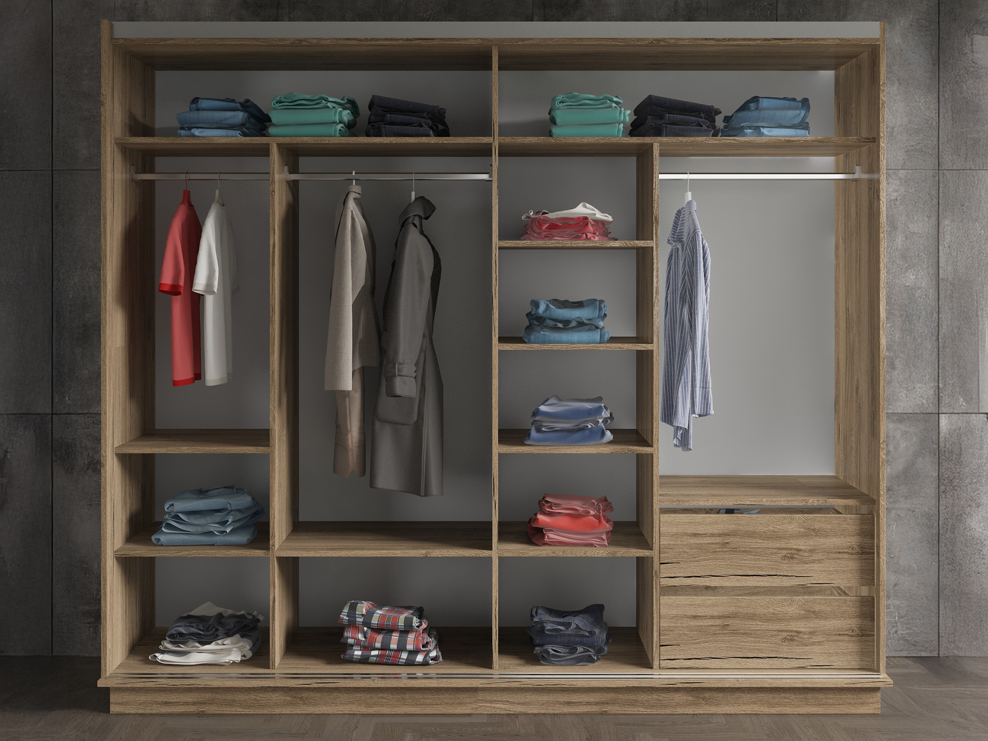 Gardróbszekrény Nolfene 100