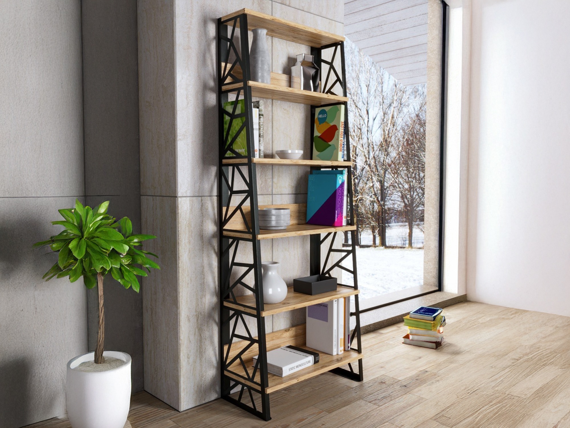 Könyvespolc Kailua 2745