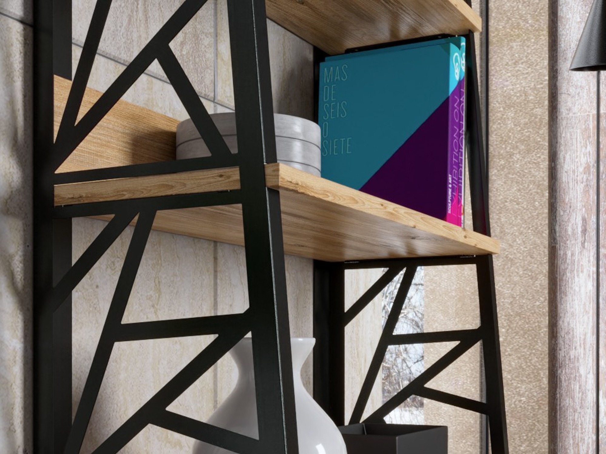 Könyvespolc Kailua 2745