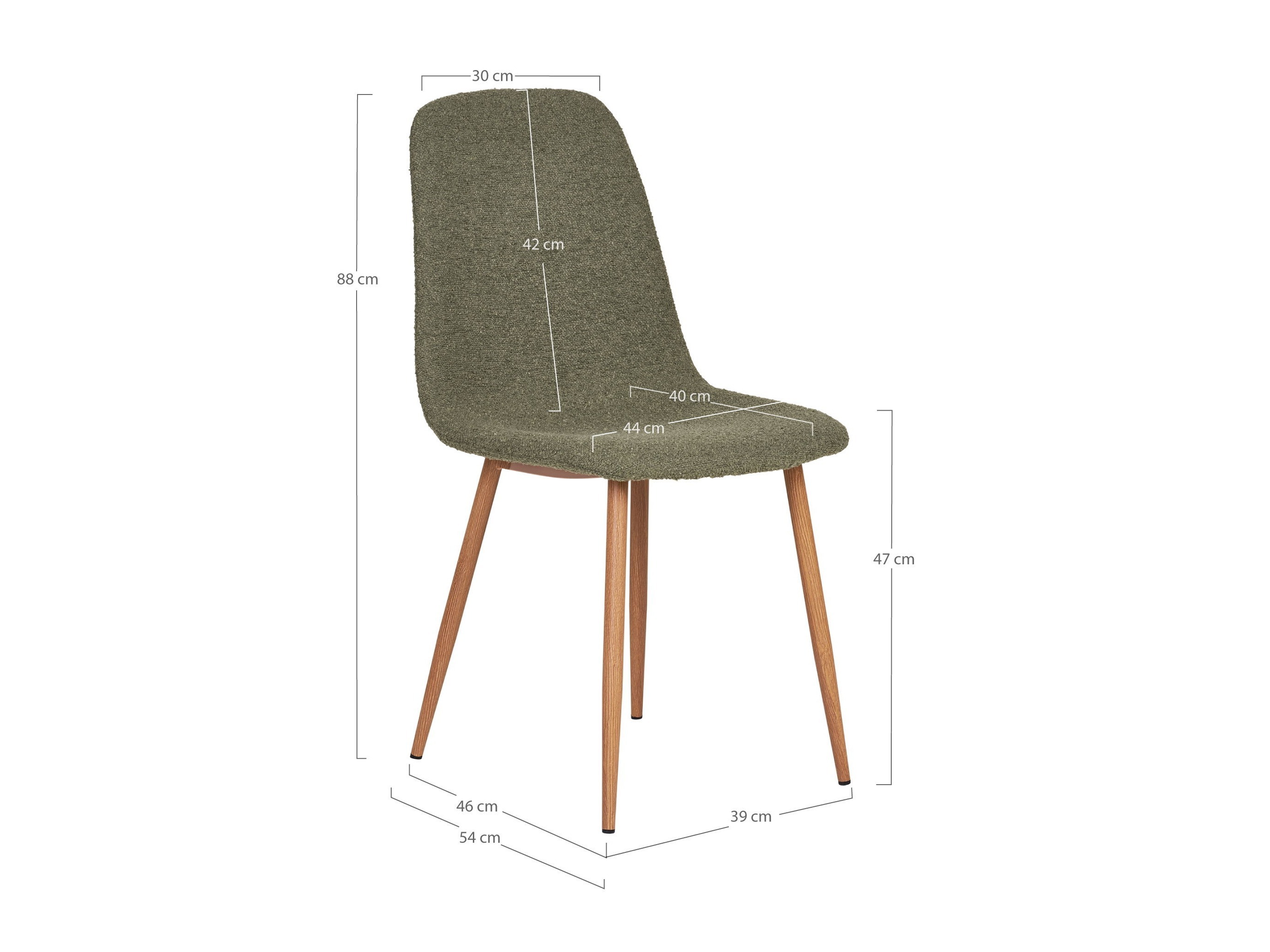 Szék Brea 237 (Világosbarna)