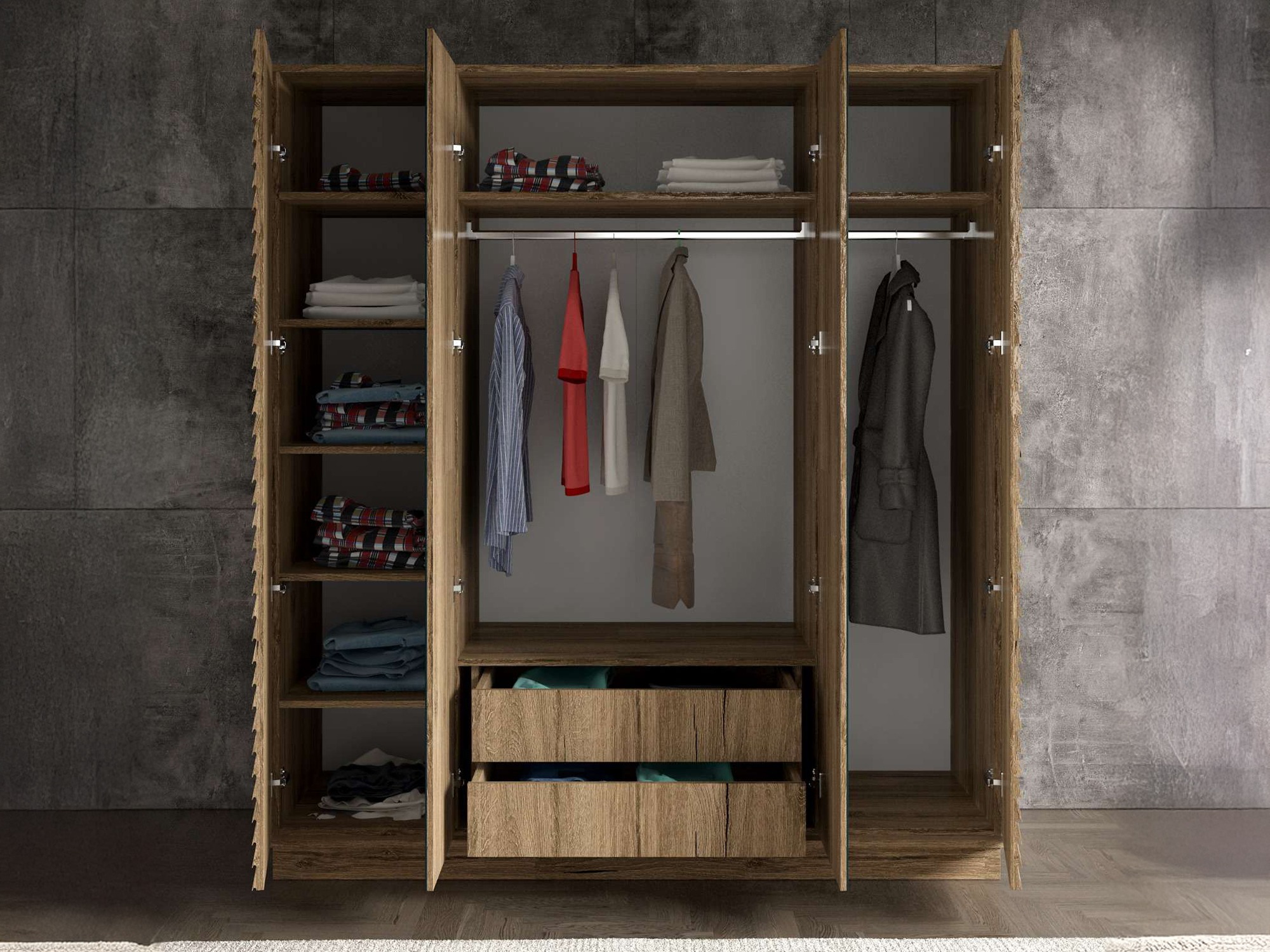 Gardróbszekrény Nolfene 104