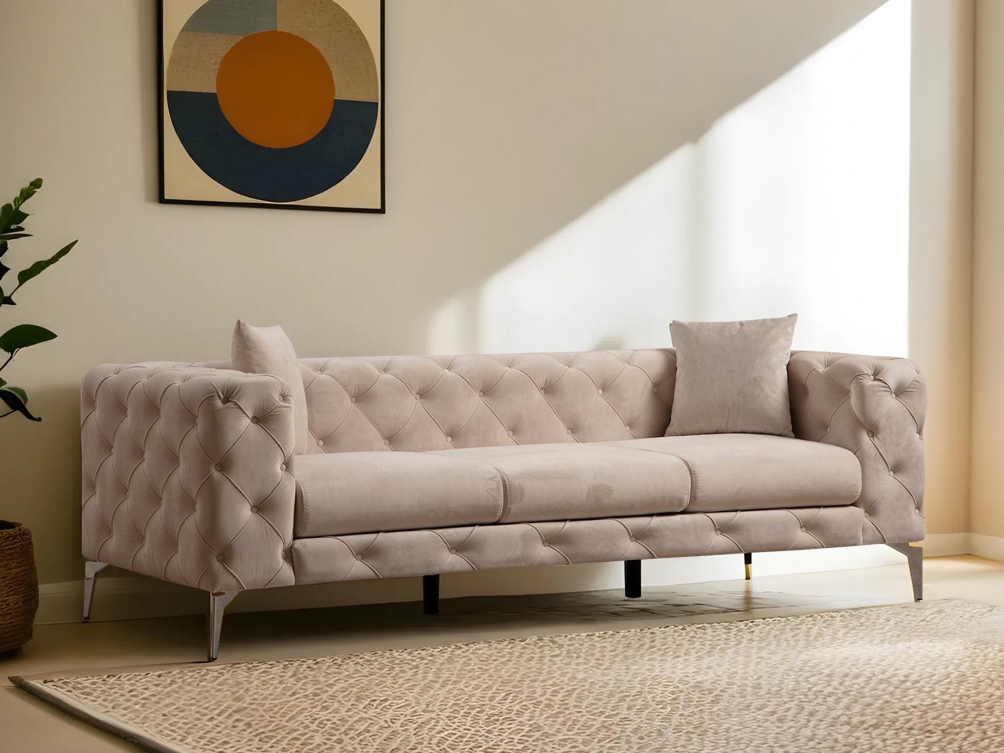 Chesterfield kanapé Altadena 356 (Bézs)