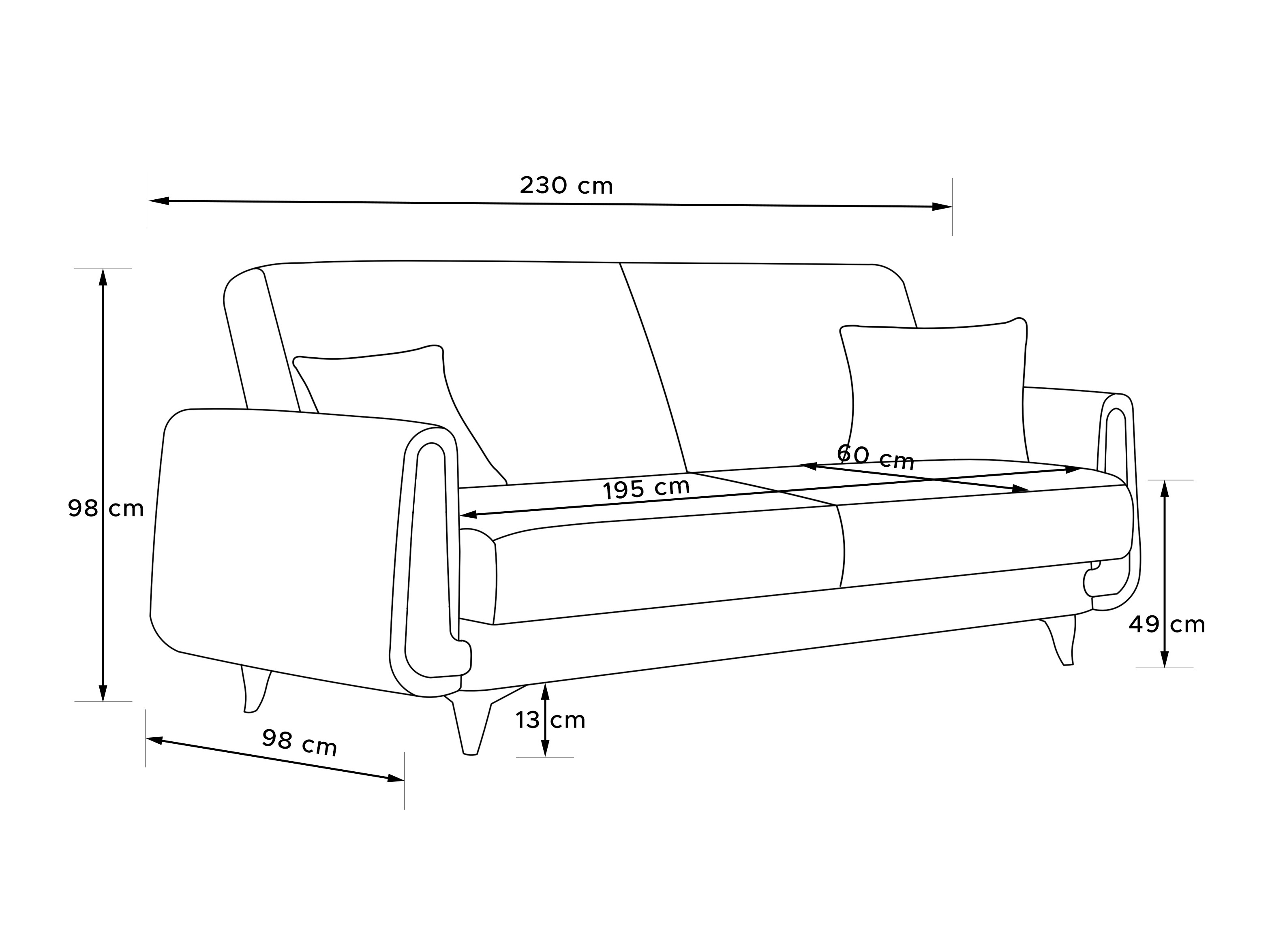 Kanapéágy Temecula 119 (Riviera 28)