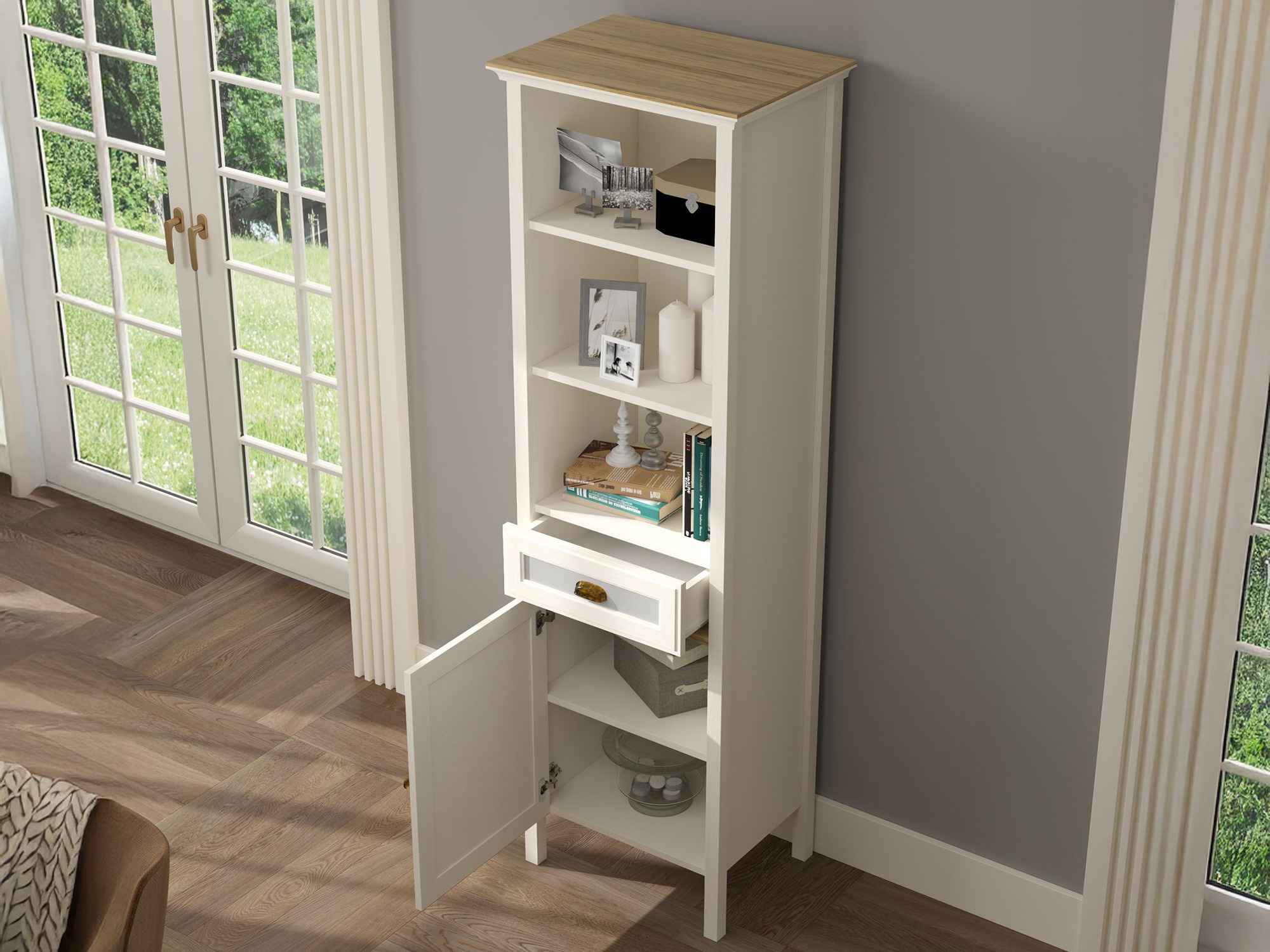 Könyvespolc Melvero 118