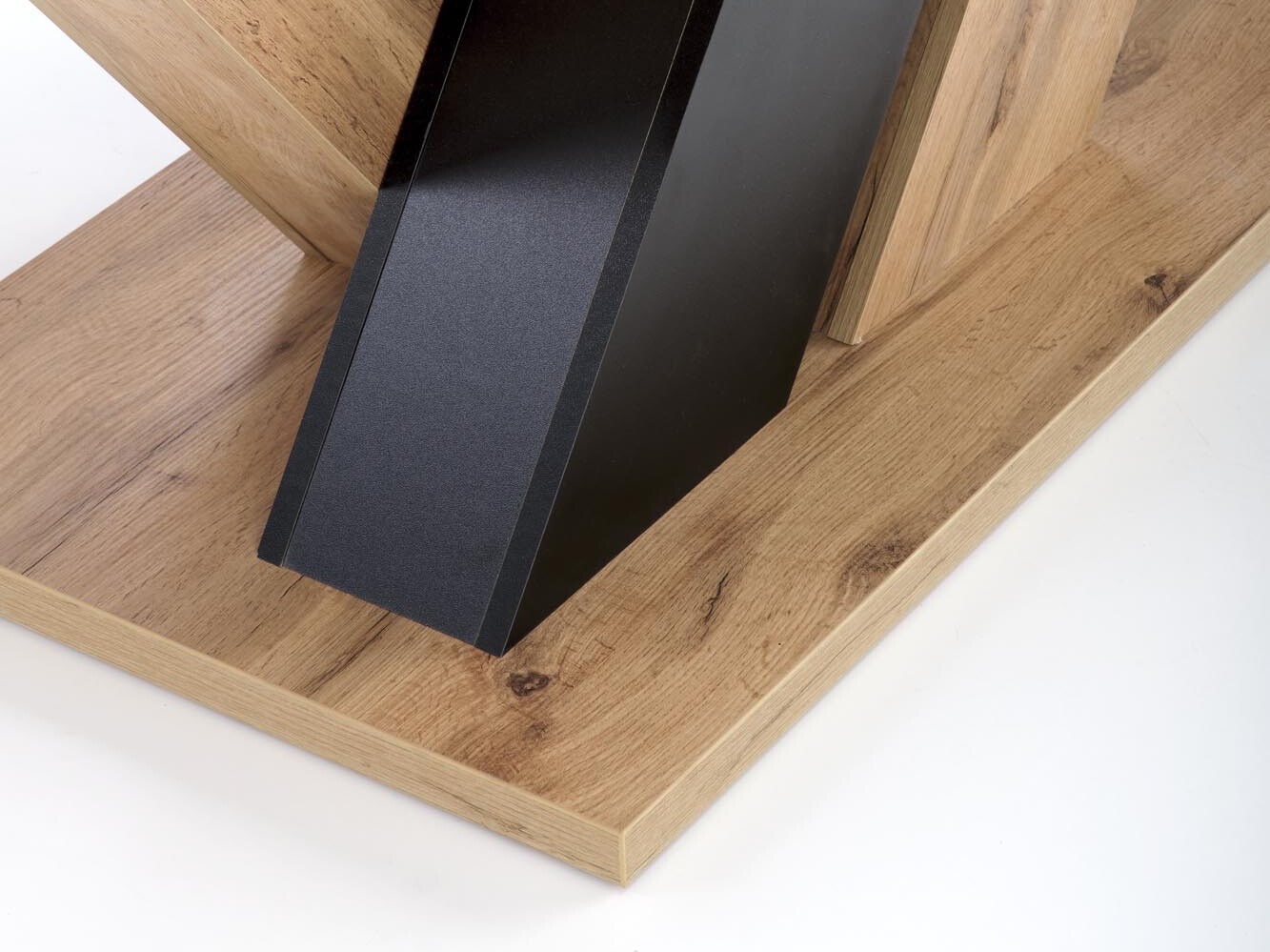 Asztal Houston 2091 (Wotan tölgy + Fekete)