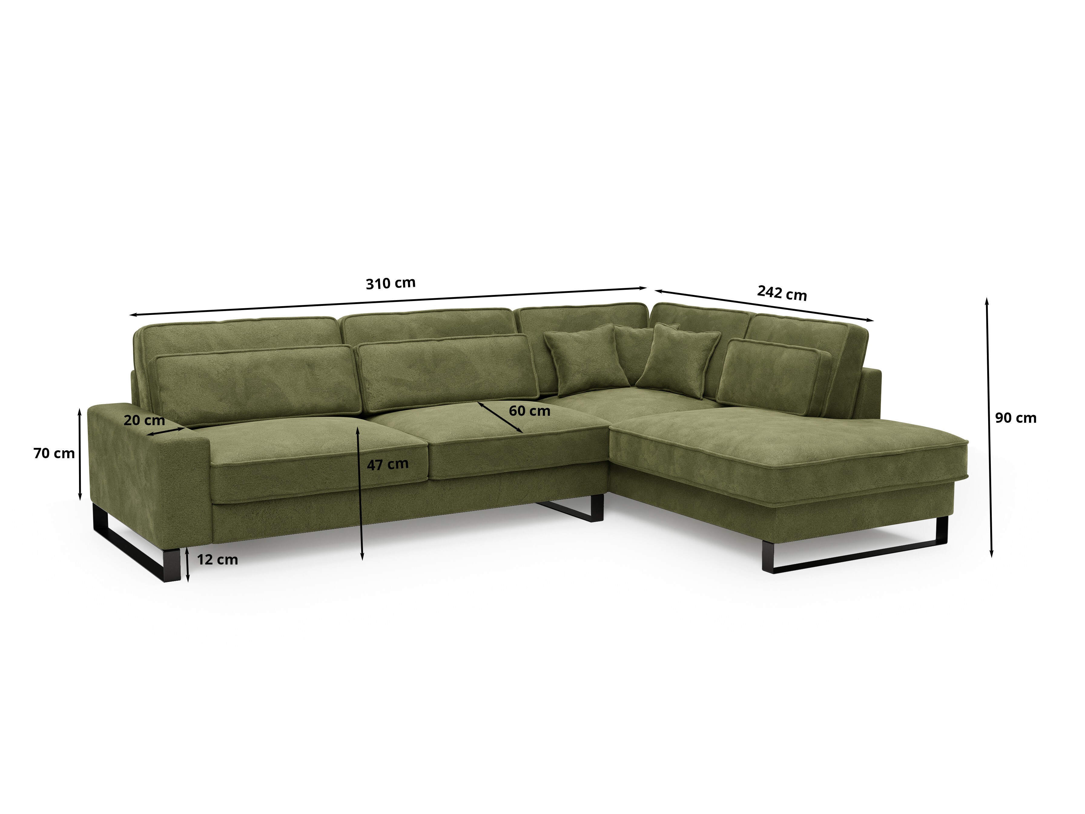 Sarokkanapé Rosemead 119 (Torre 19)