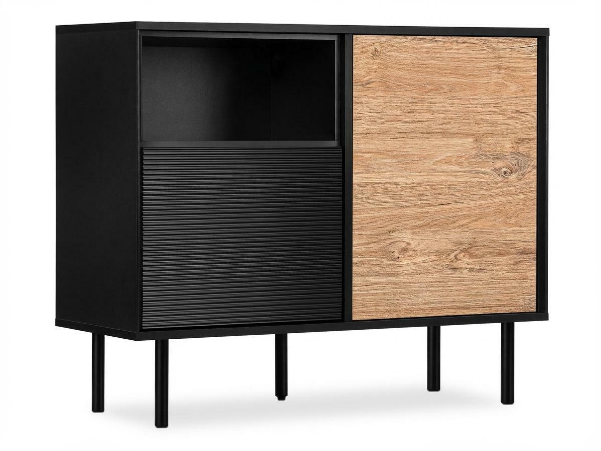 Szekrény Corevaru 106 (Fekete)