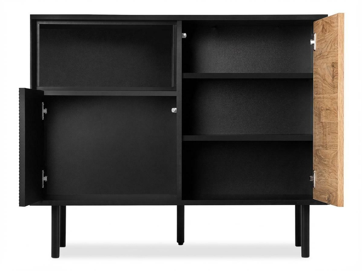 Szekrény Corevaru 106 (Fekete)