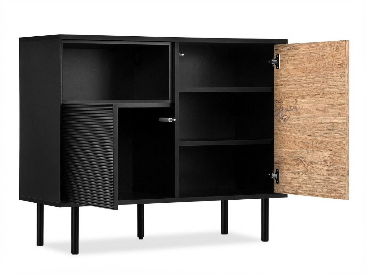 Szekrény Corevaru 106 (Fekete)