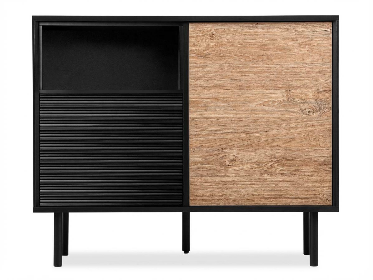 Szekrény Corevaru 106 (Fekete)