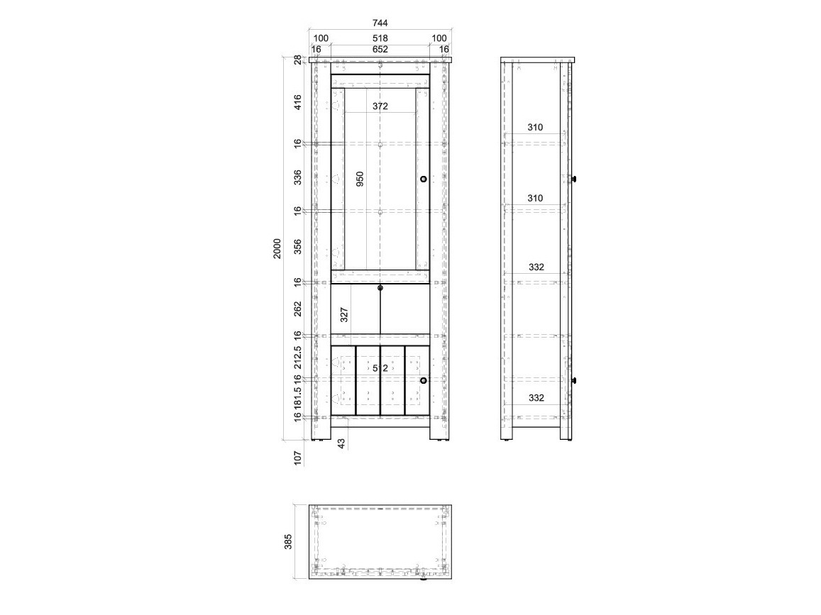Könyvespolc Mirtalo 109