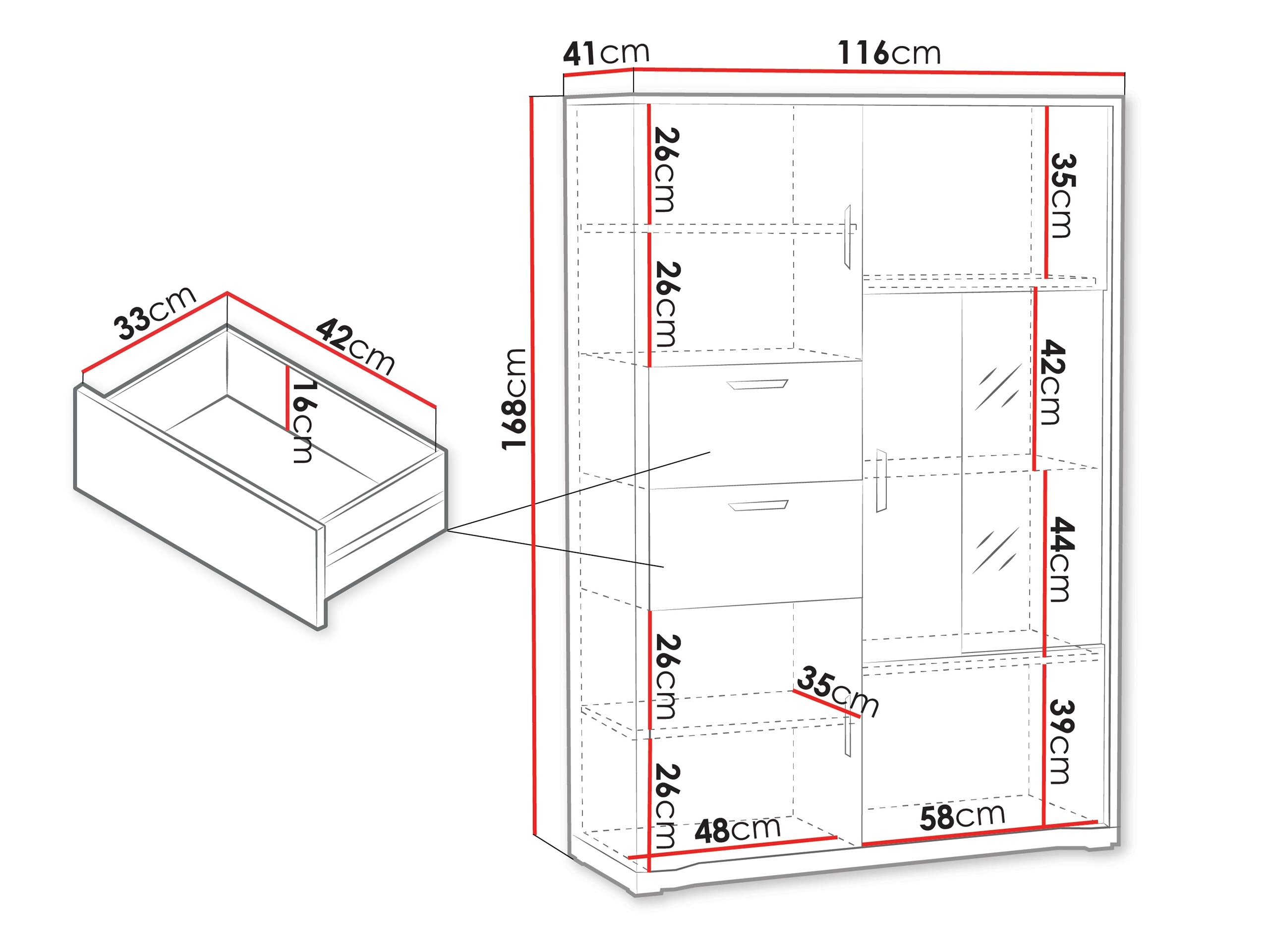 Könyvespolc Elisale 108
