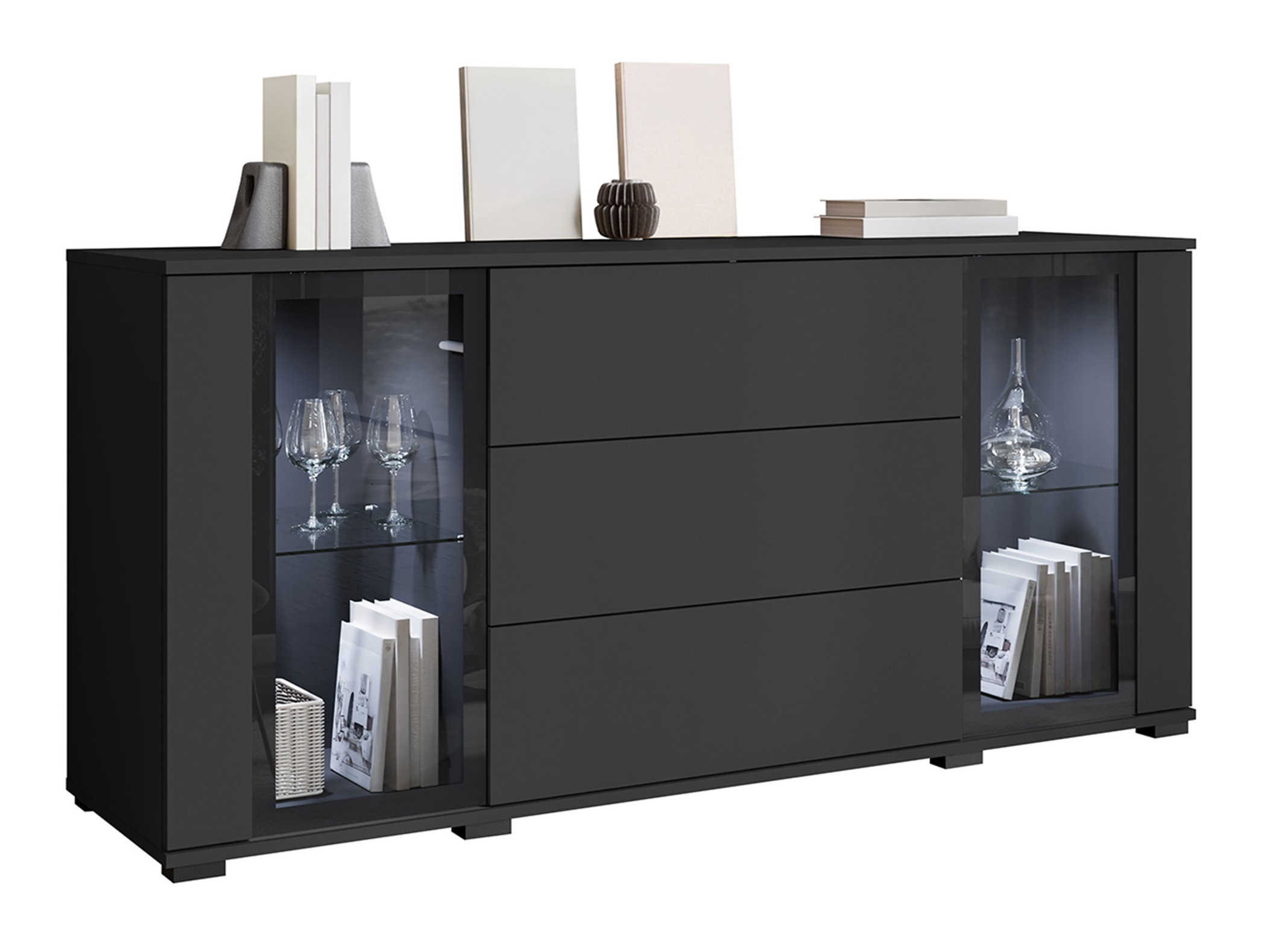 Komód Torcame 101 (Fekete)