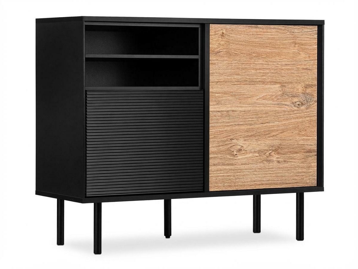 Szekrény Corevaru 108 (Fekete)