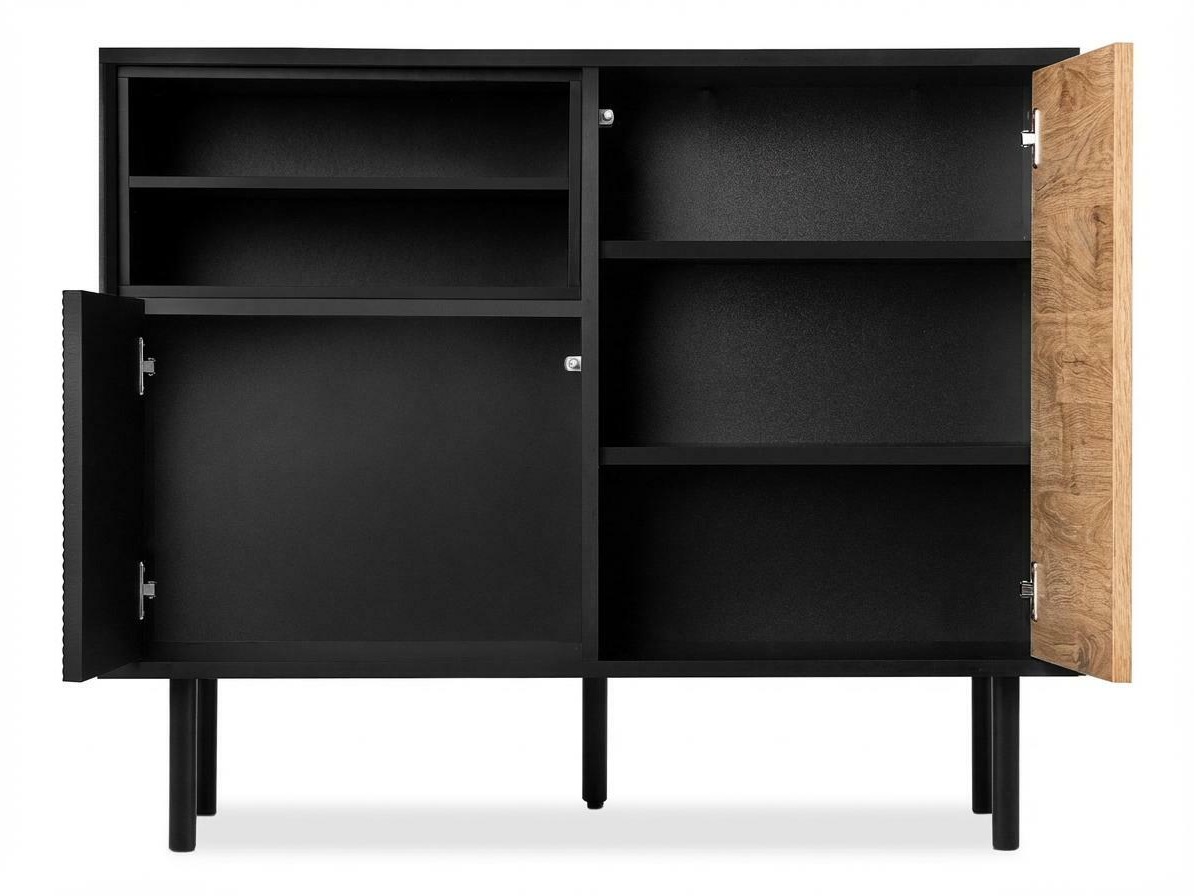 Szekrény Corevaru 108 (Fekete)