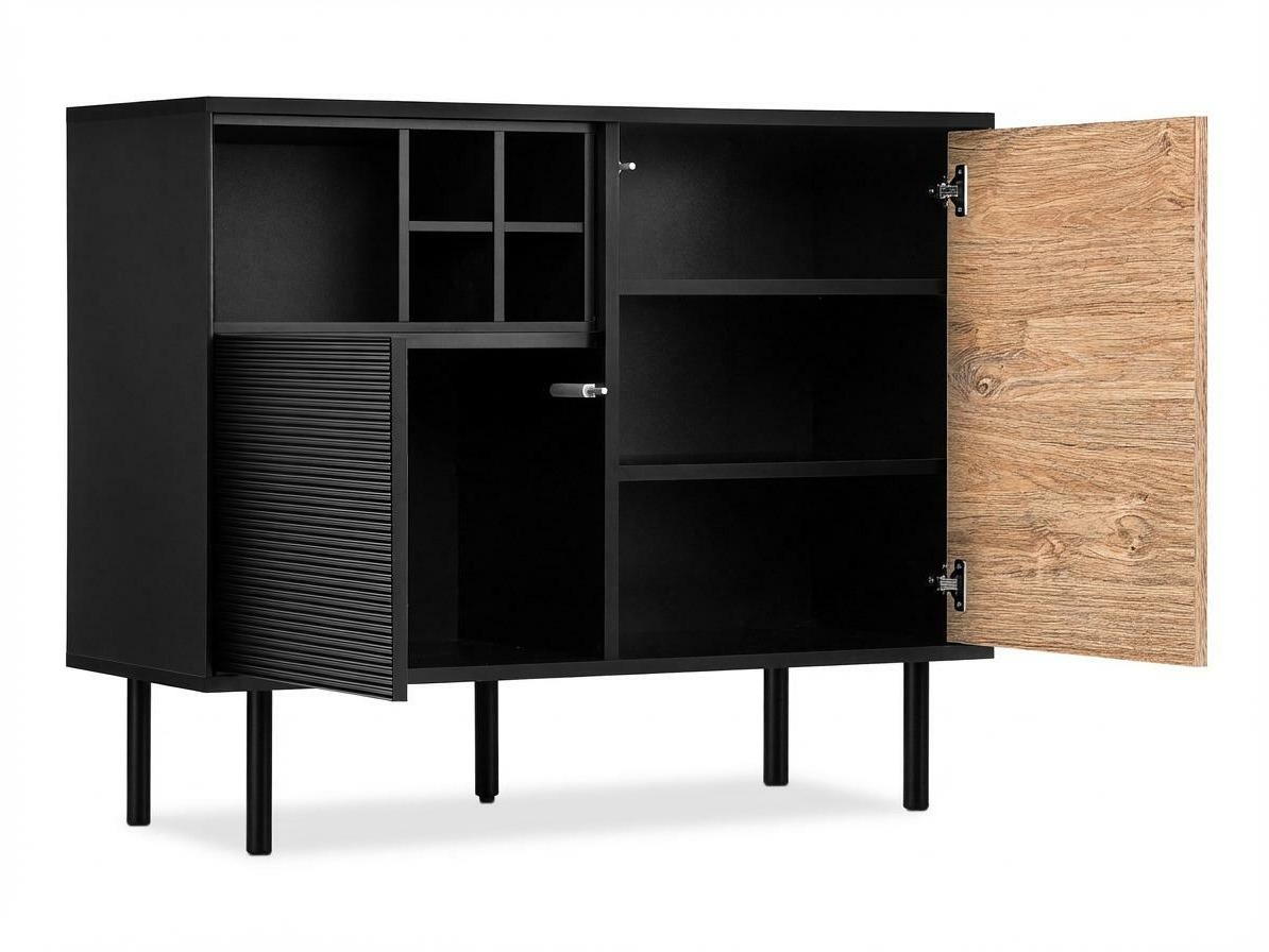 Szekrény Corevaru 109 (Fekete)