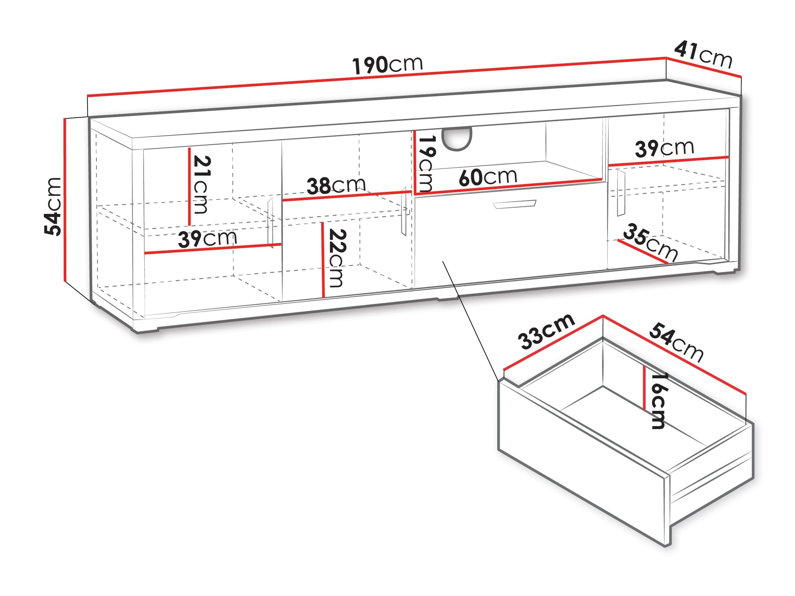 TV-állvány Elisale 104