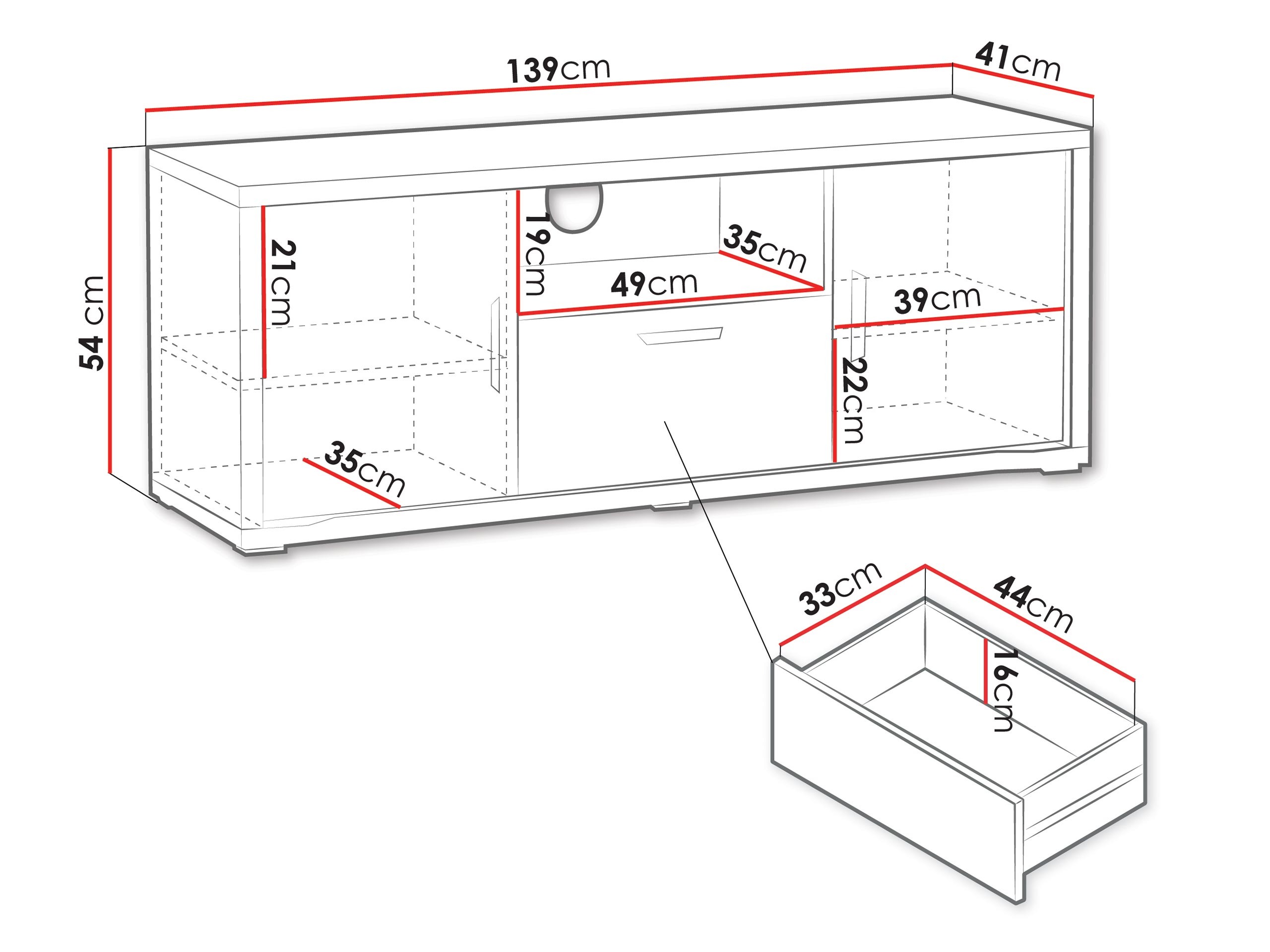 TV-állvány Elisale 105