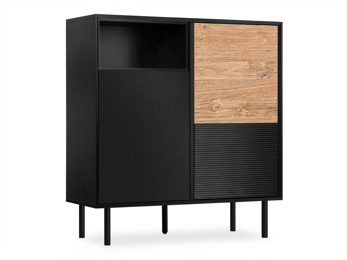 Szekrény Corevaru 110 (Fekete)