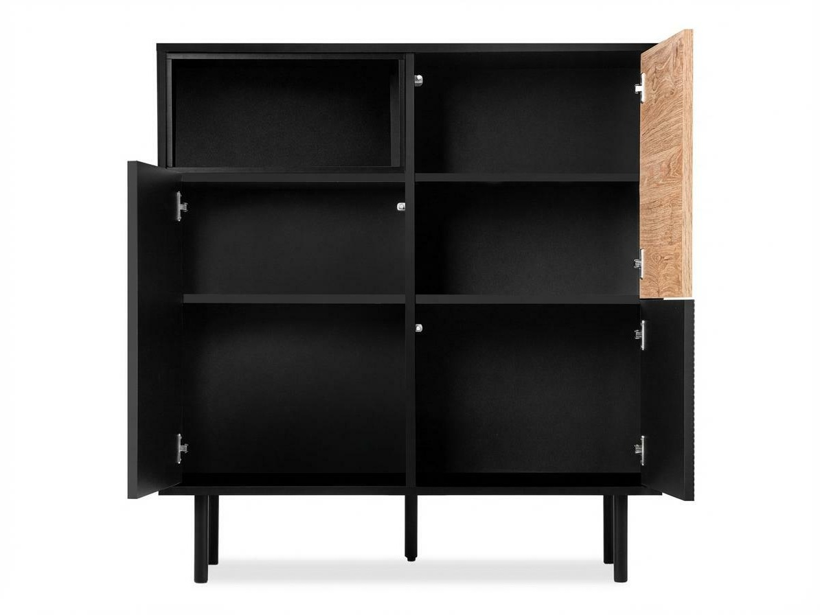 Szekrény Corevaru 110 (Fekete)