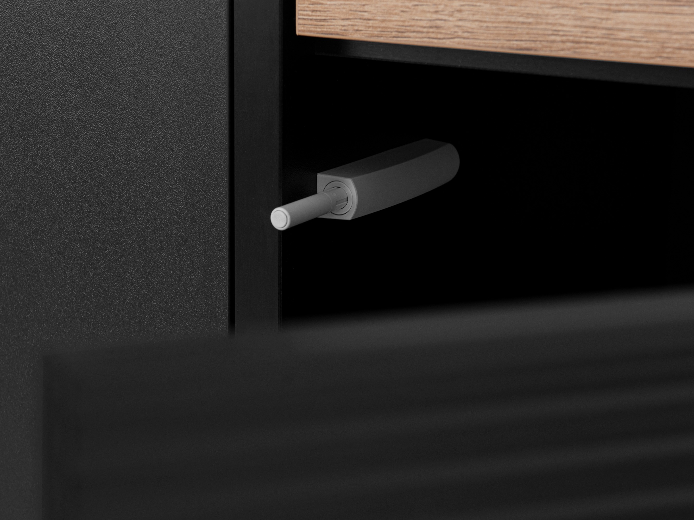 Szekrény Corevaru 111 (Fekete)