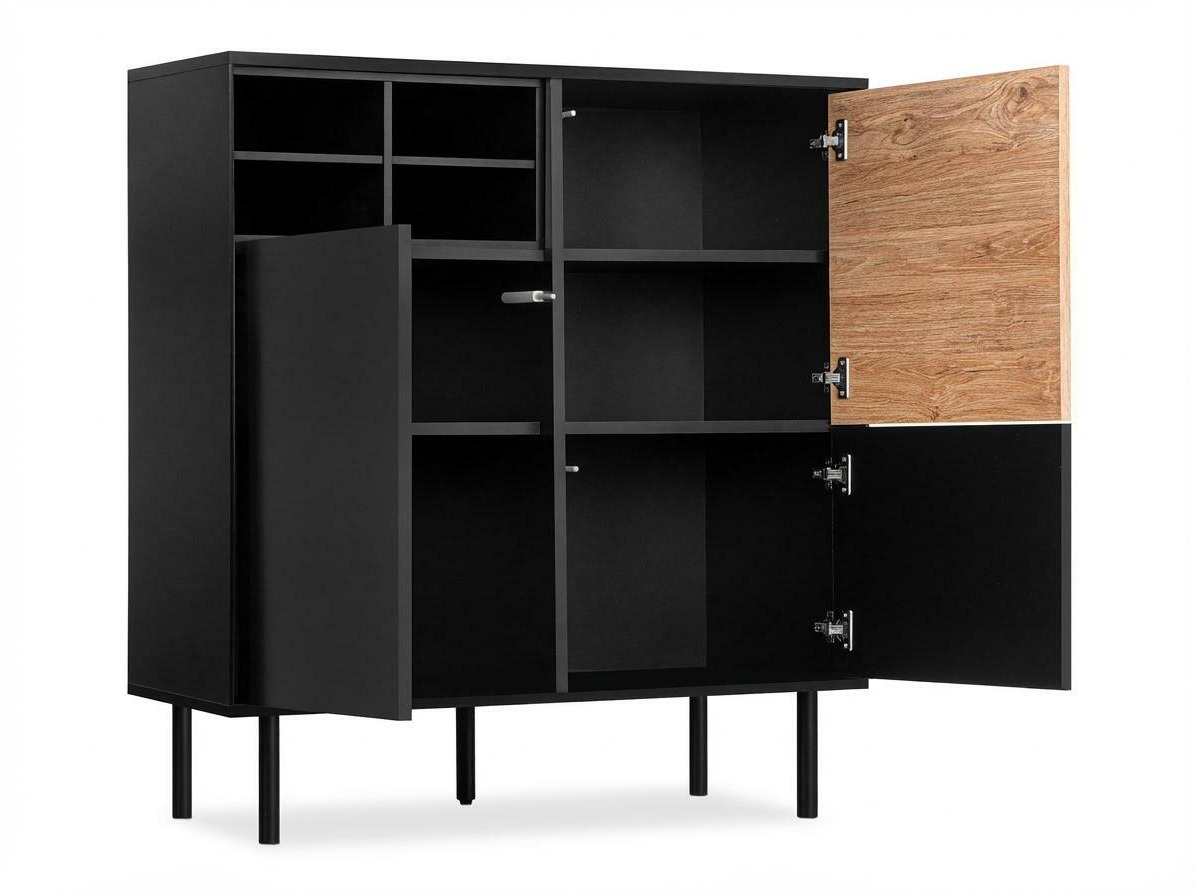 Szekrény Corevaru 111 (Fekete)