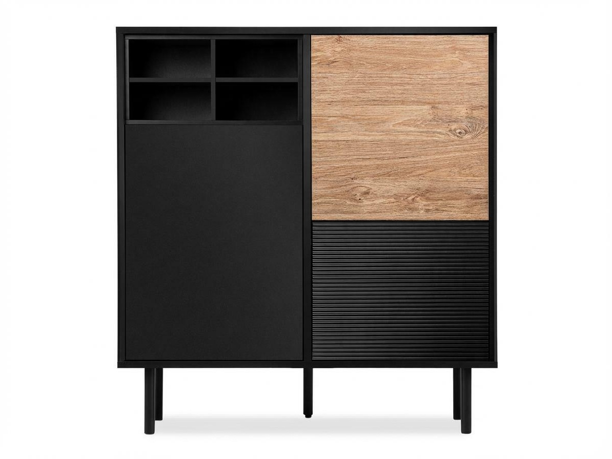 Szekrény Corevaru 111 (Fekete)