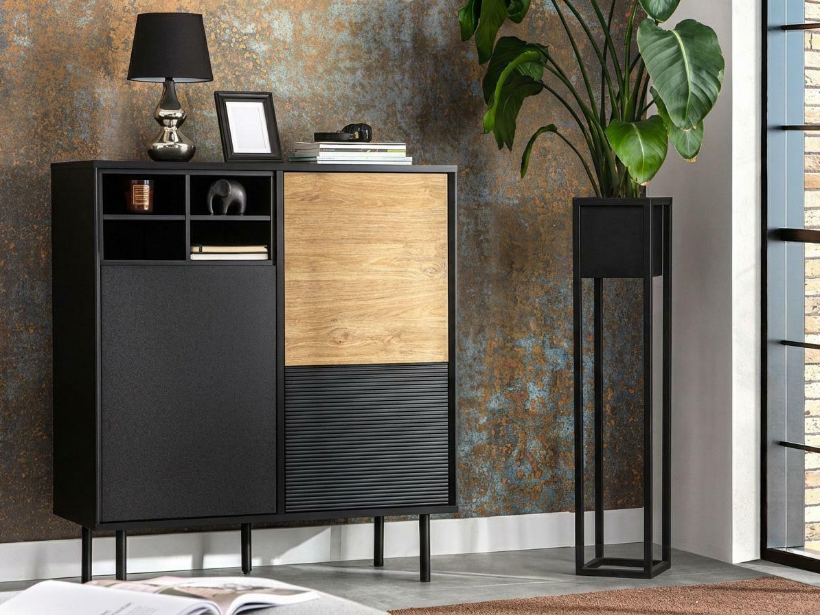 Szekrény Corevaru 111 (Fekete)