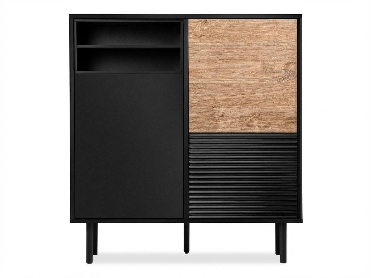 Szekrény Corevaru 114 (Fekete)