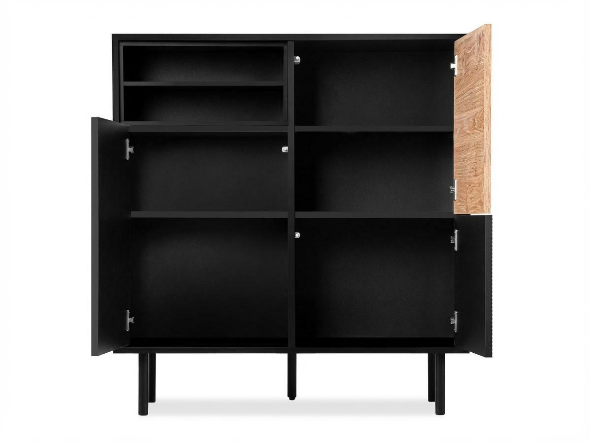 Szekrény Corevaru 114 (Fekete)