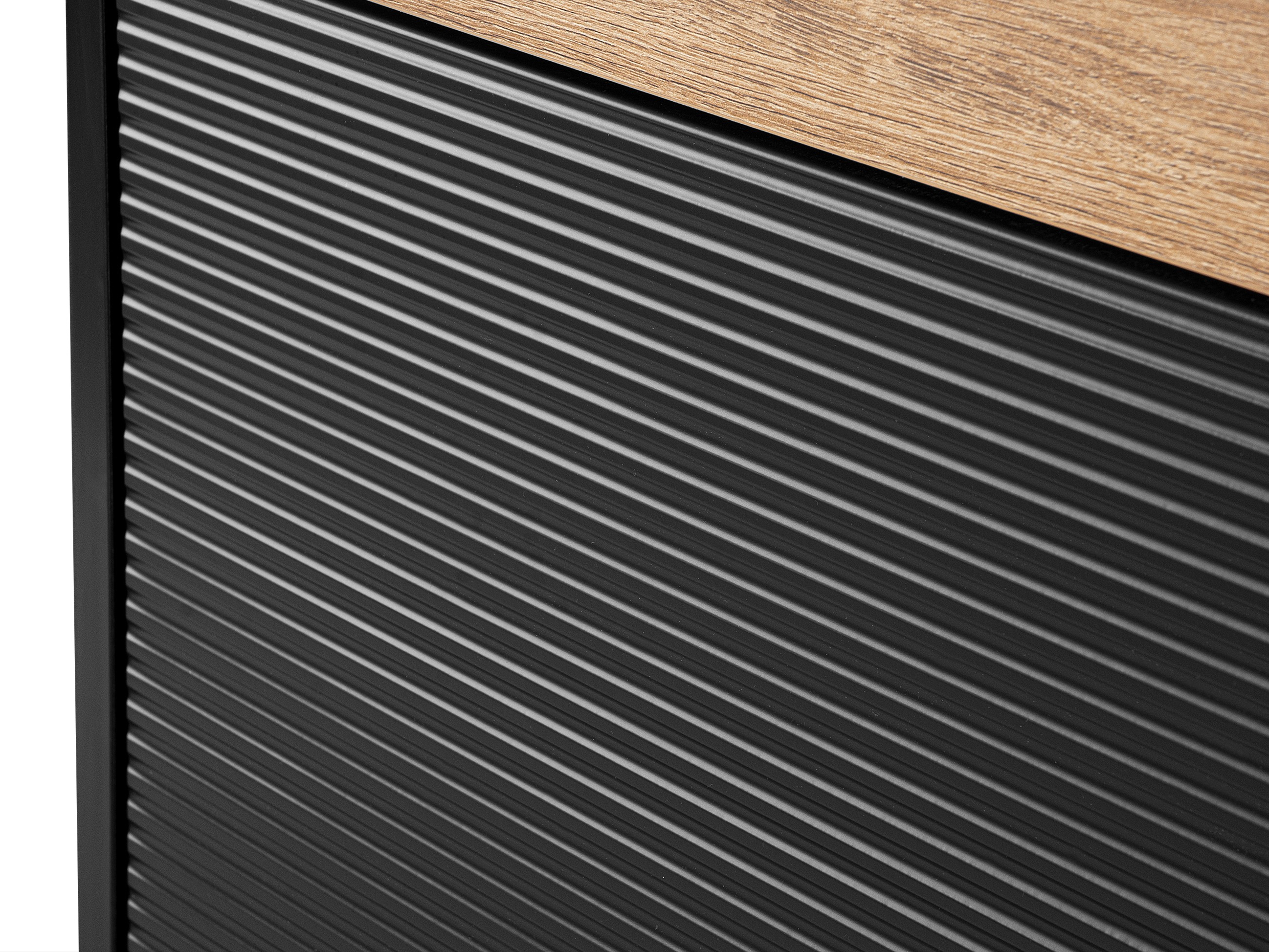 Szekrény Corevaru 116 (Fekete)