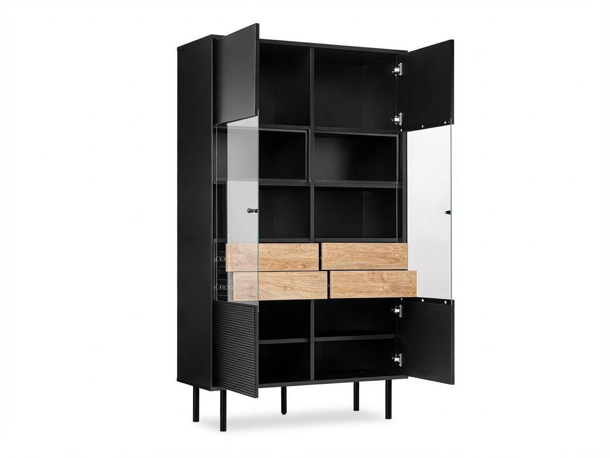 Könyvespolc Corevaru 118 (Fekete)