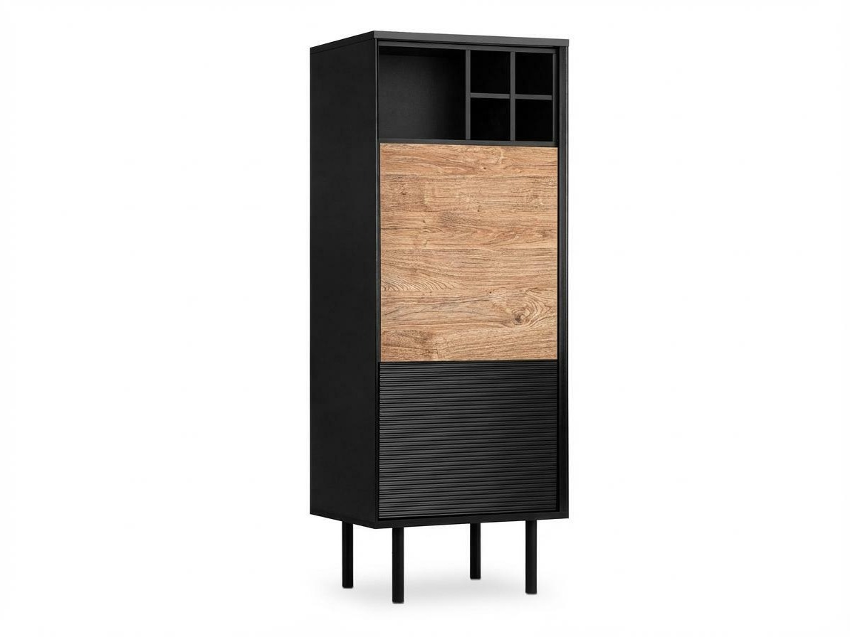 Szekrény Corevaru 117 (Fekete)