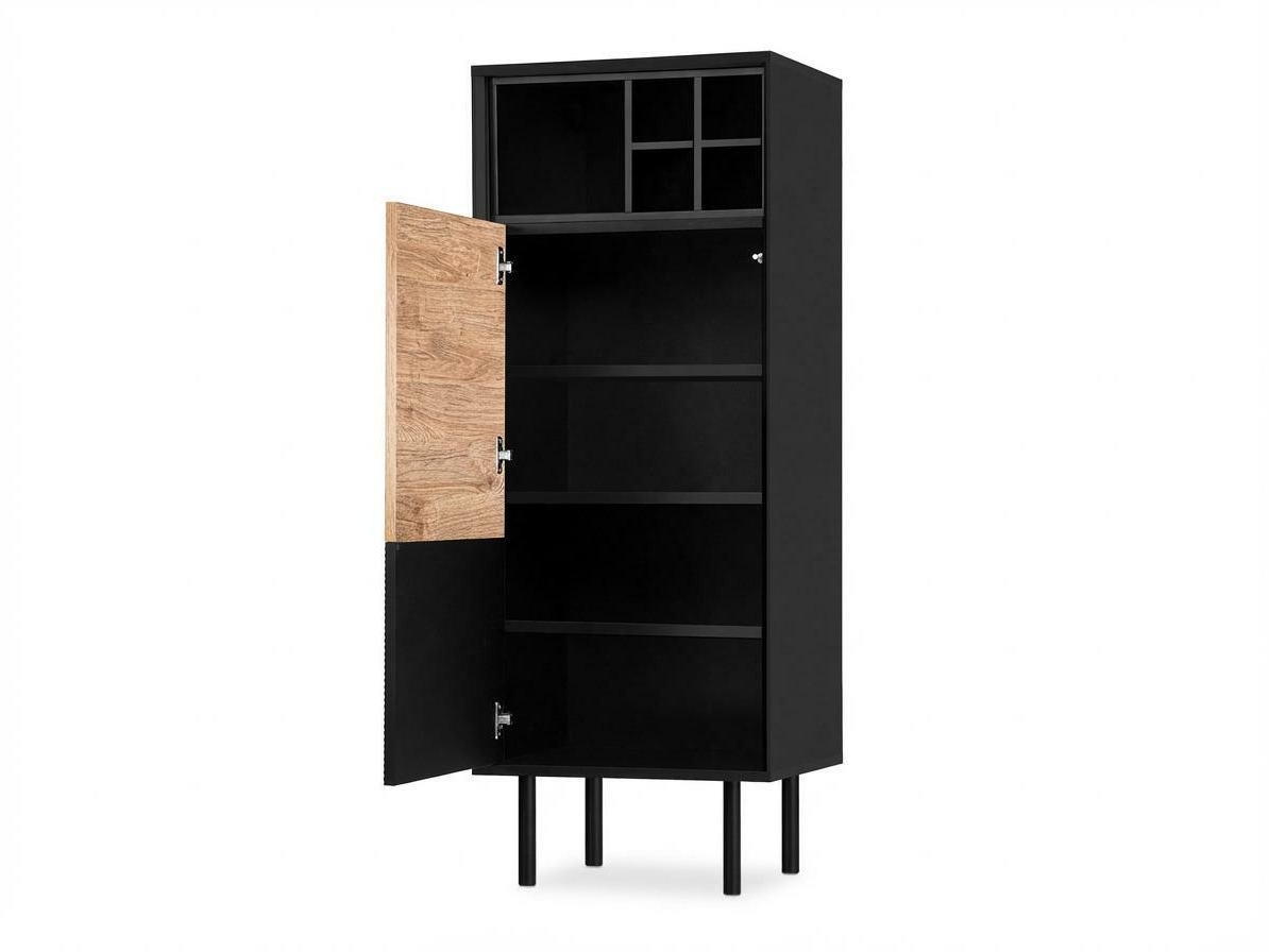 Szekrény Corevaru 117 (Fekete)