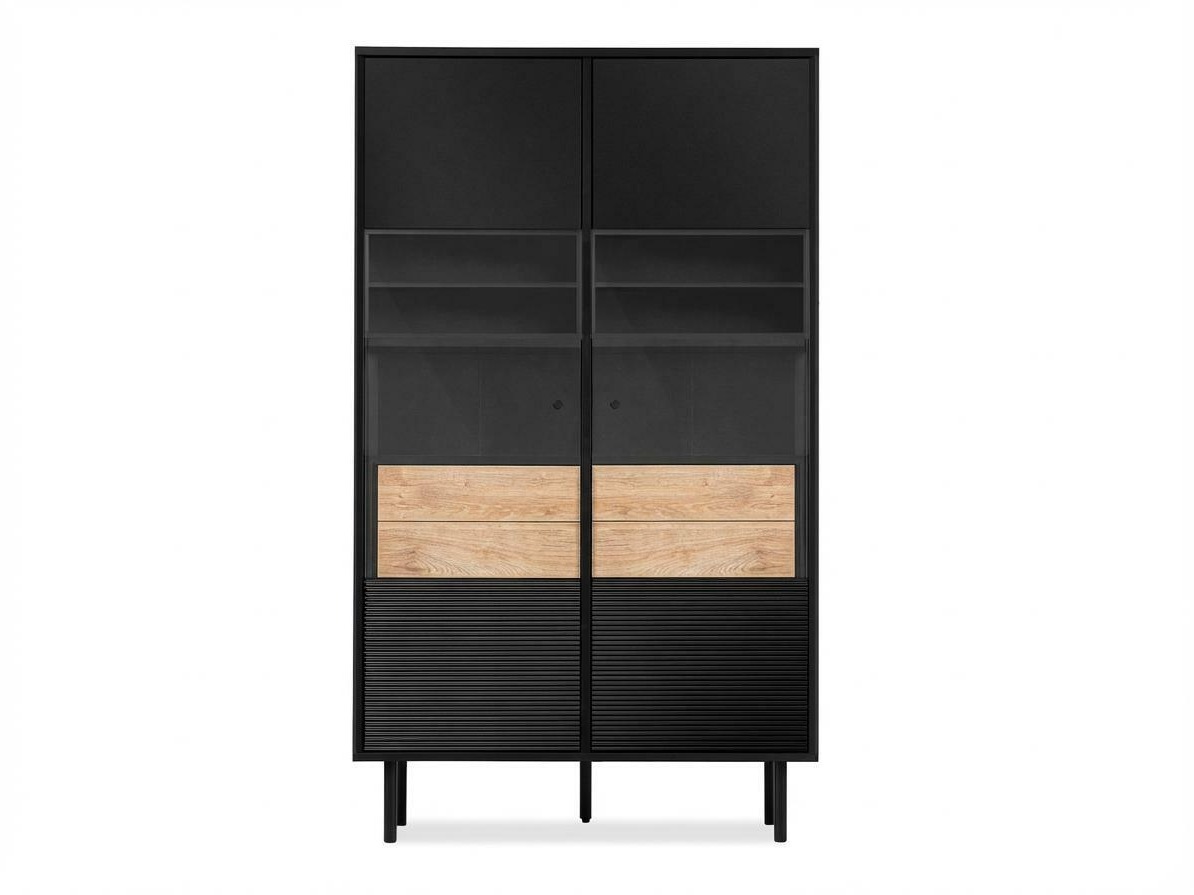 Könyvespolc Corevaru 120 (Fekete)