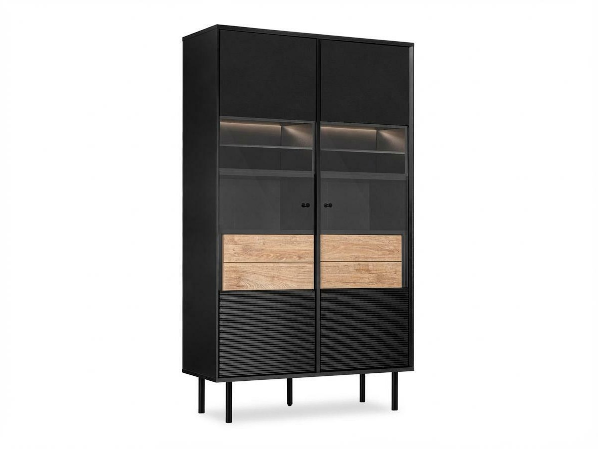 Könyvespolc Corevaru 120 (Fekete)