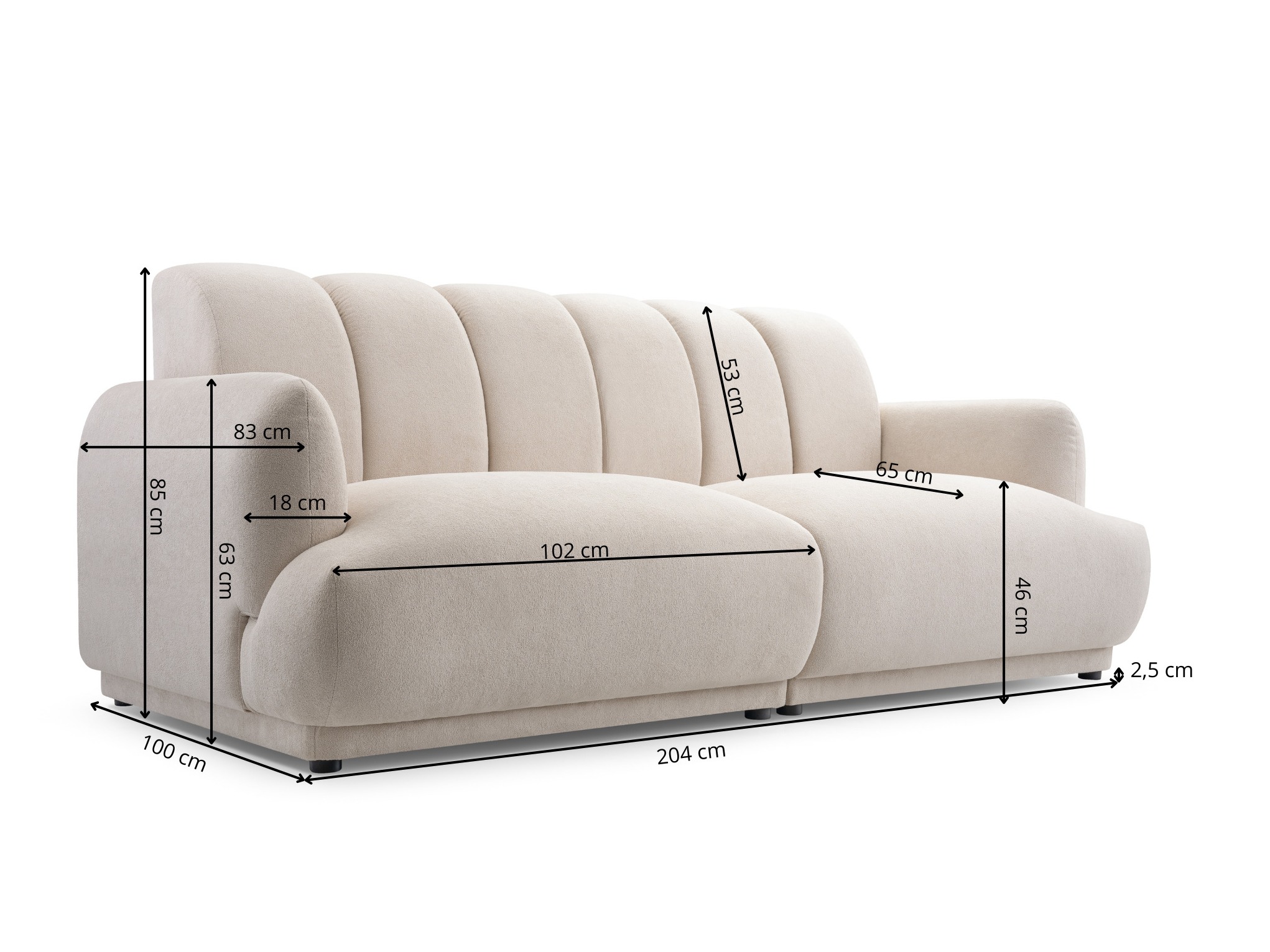 Kanapé Lufkin 143 (Gerra 80)