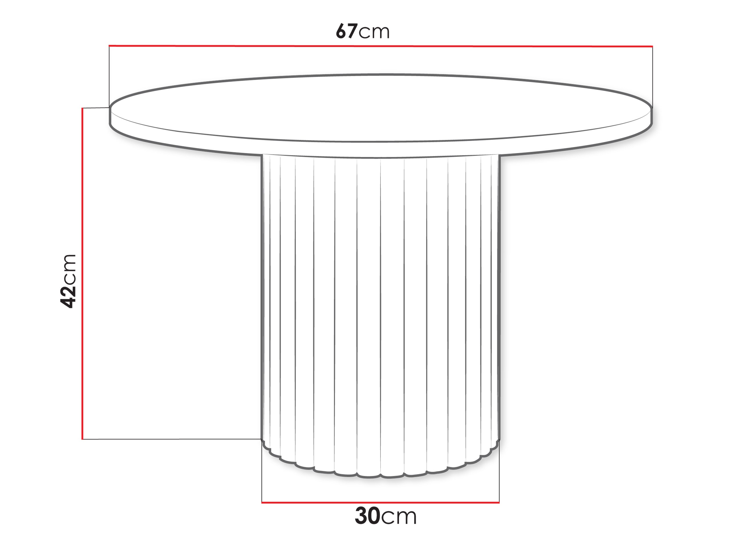 Dohányzóasztal Dearborn 107 (Kasmír)