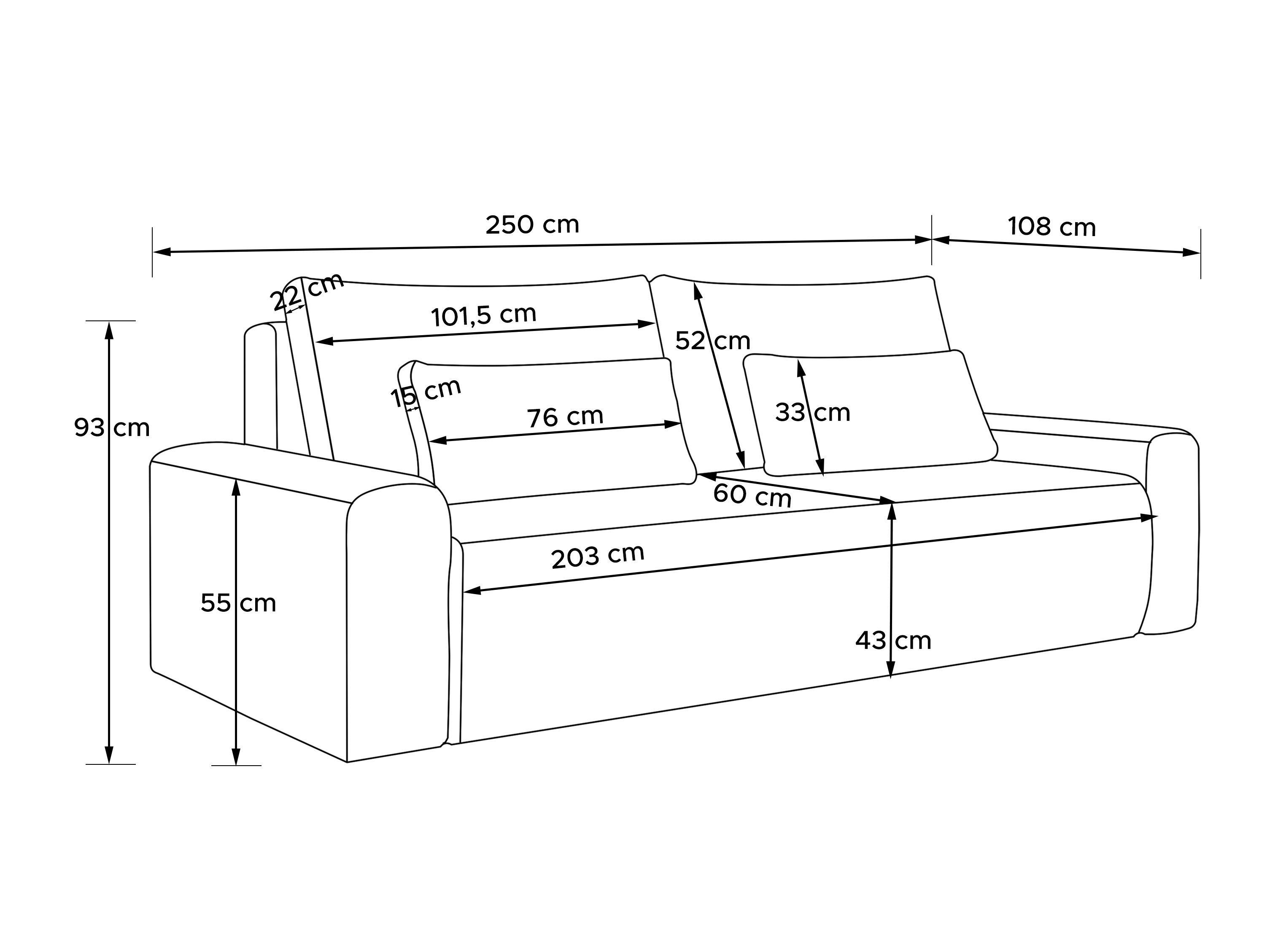 Kanapéágy Temecula 129 (Catch Me 27)
