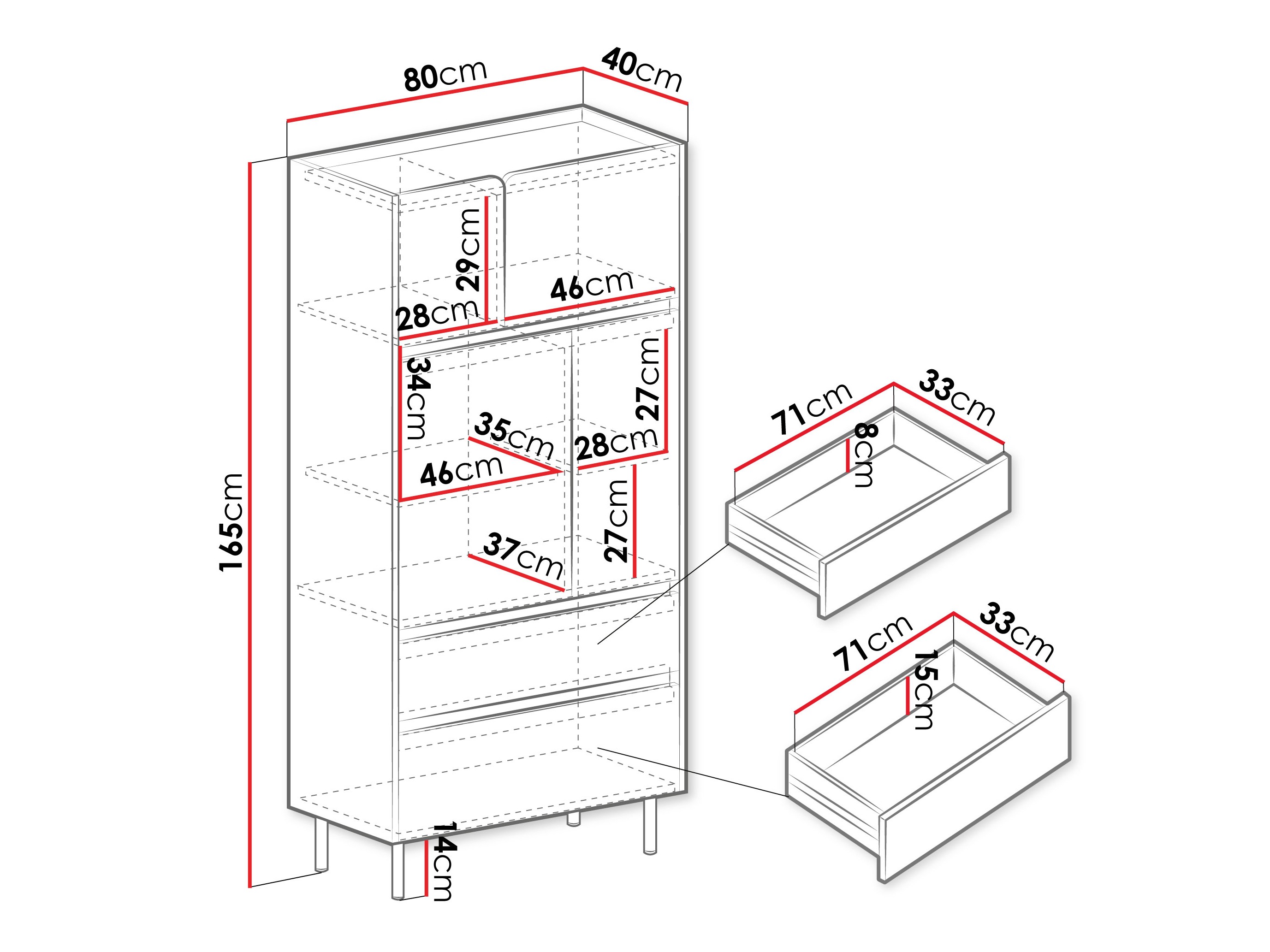 Könyvespolc Fiosono 104 (Poros zöld + Tölgy)