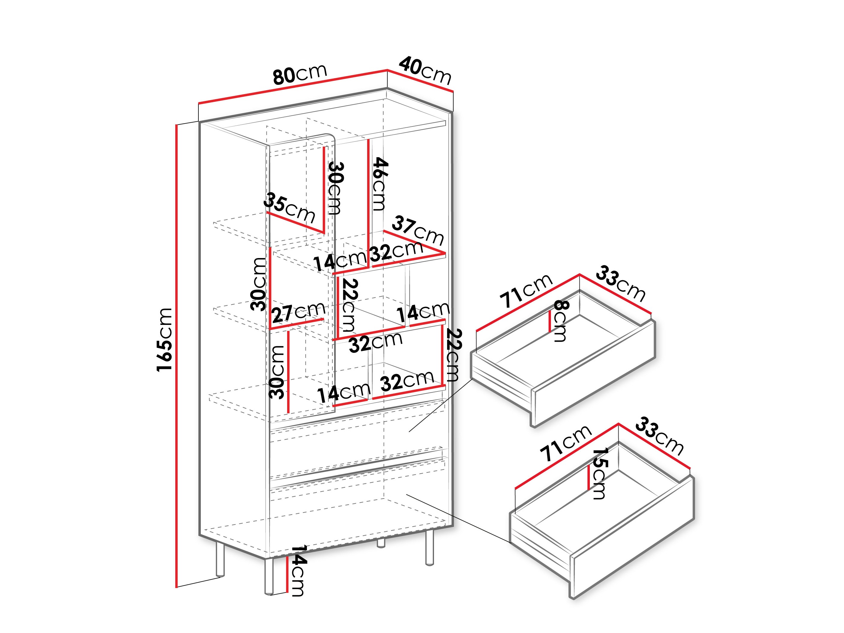 Könyvespolc Fiosono 105 (Poros zöld + Tölgy)
